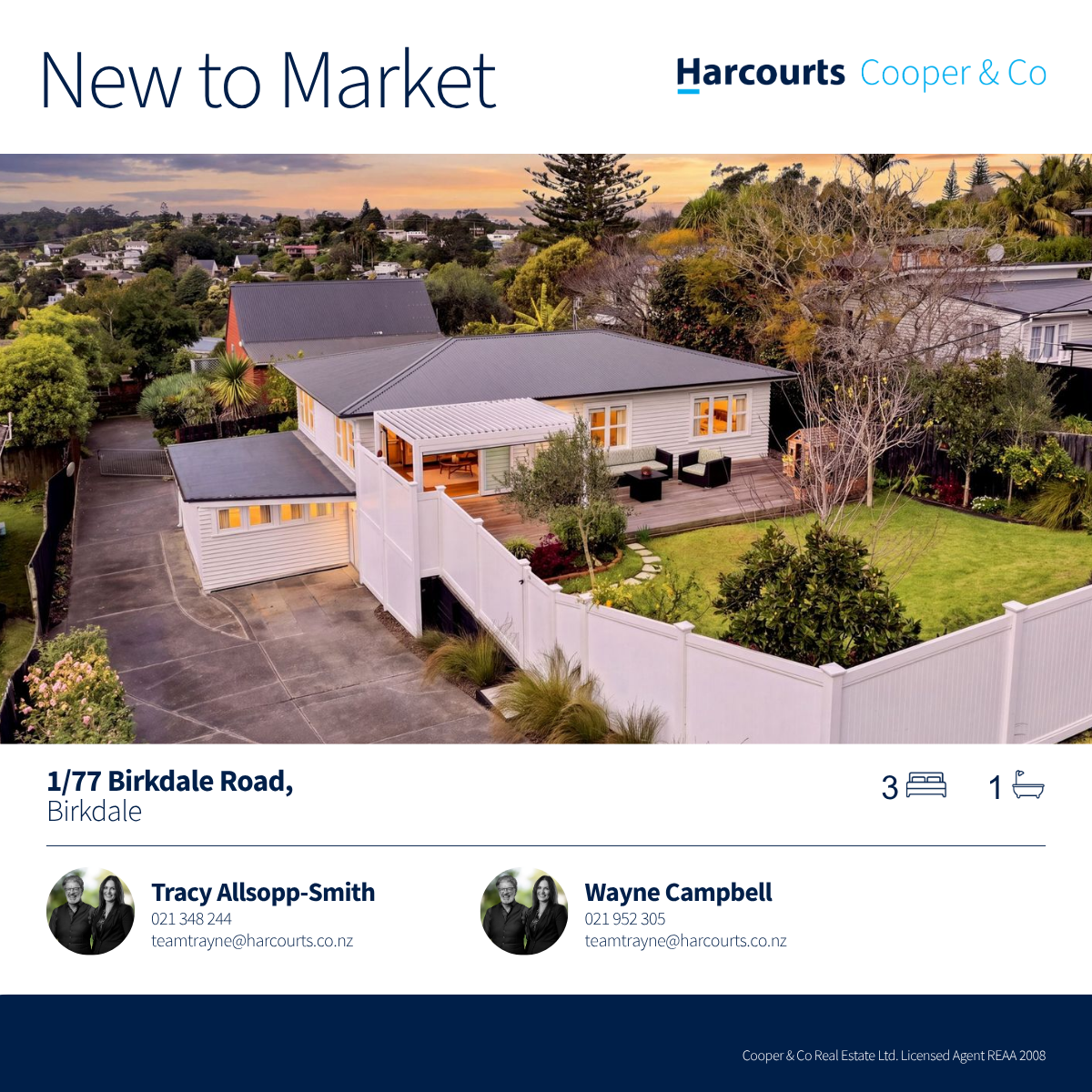 Harcourts Cooper & Co Real Estate Facebook ad
