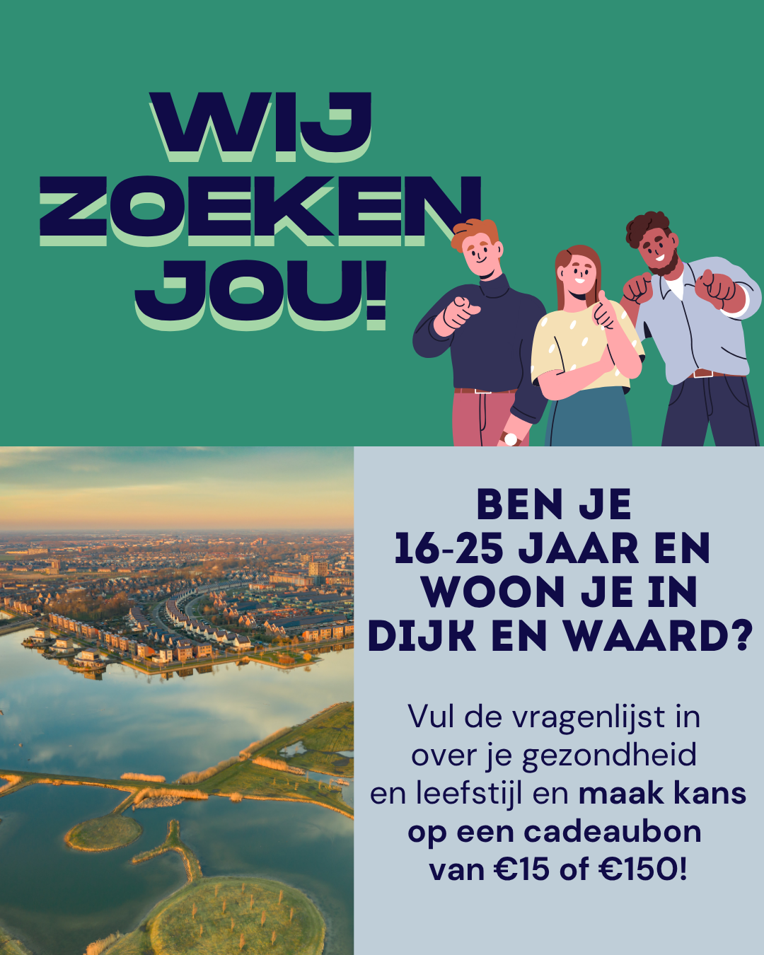Gezondheidsmonitor Jongvolwassenen Noord-Holland Noord 2026 Facebook ad