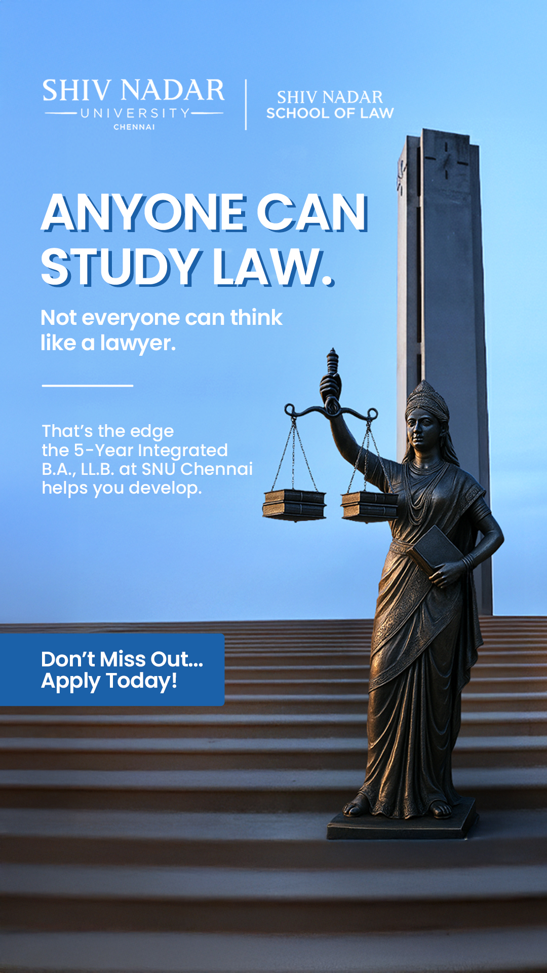 Shiv Nadar University Chennai Facebook ad from Dec 18, 2025