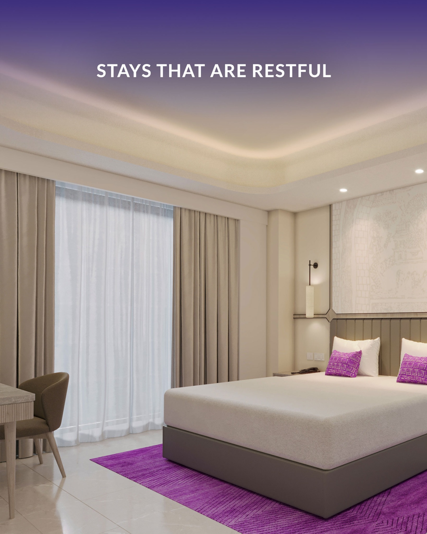 Vivanta Vrindavan Facebook ad: Located in the most serene surroundings, Vivanta Vrindavan…