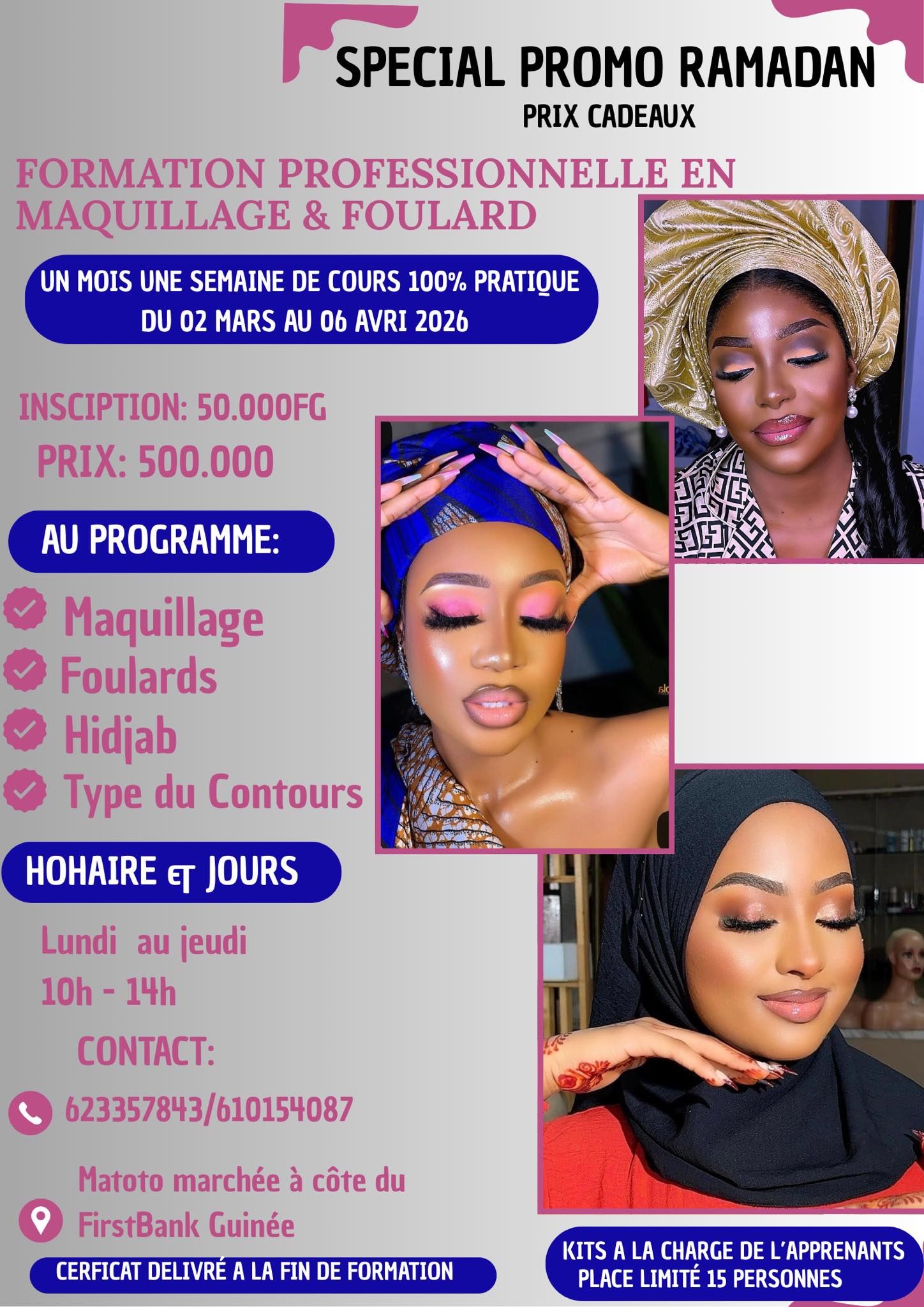 JM Élégance Facebook ad: PROMO RAMADAN PRIX CADEAUX