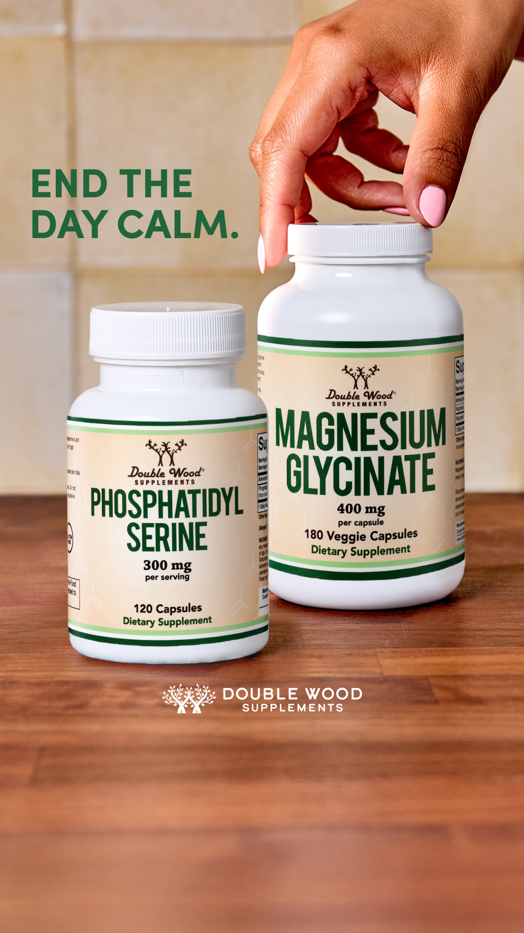 Double Wood Supplements Facebook ad