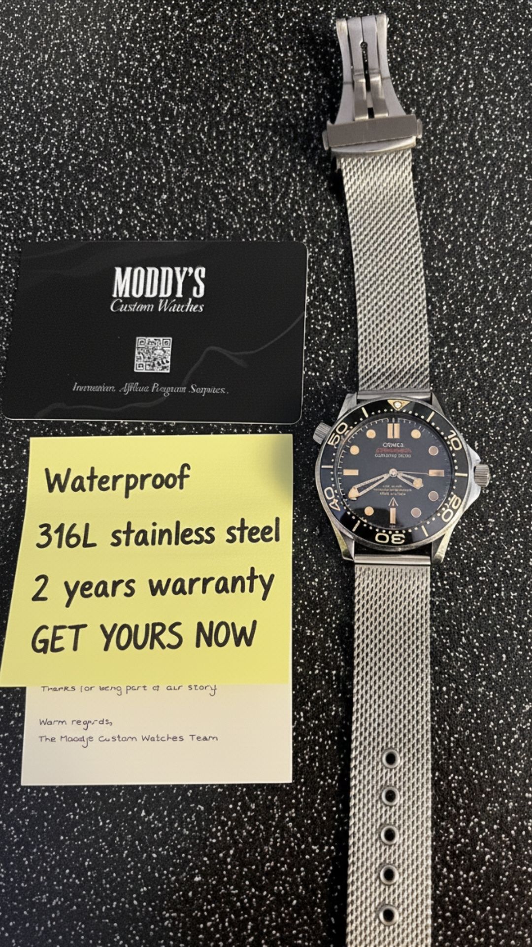 Moddys Custom Watches Facebook ad