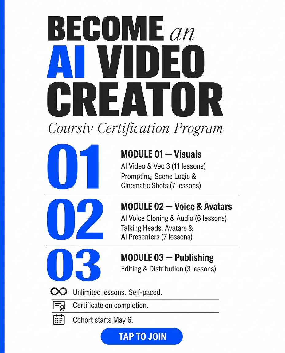 AI Weekly Facebook ad