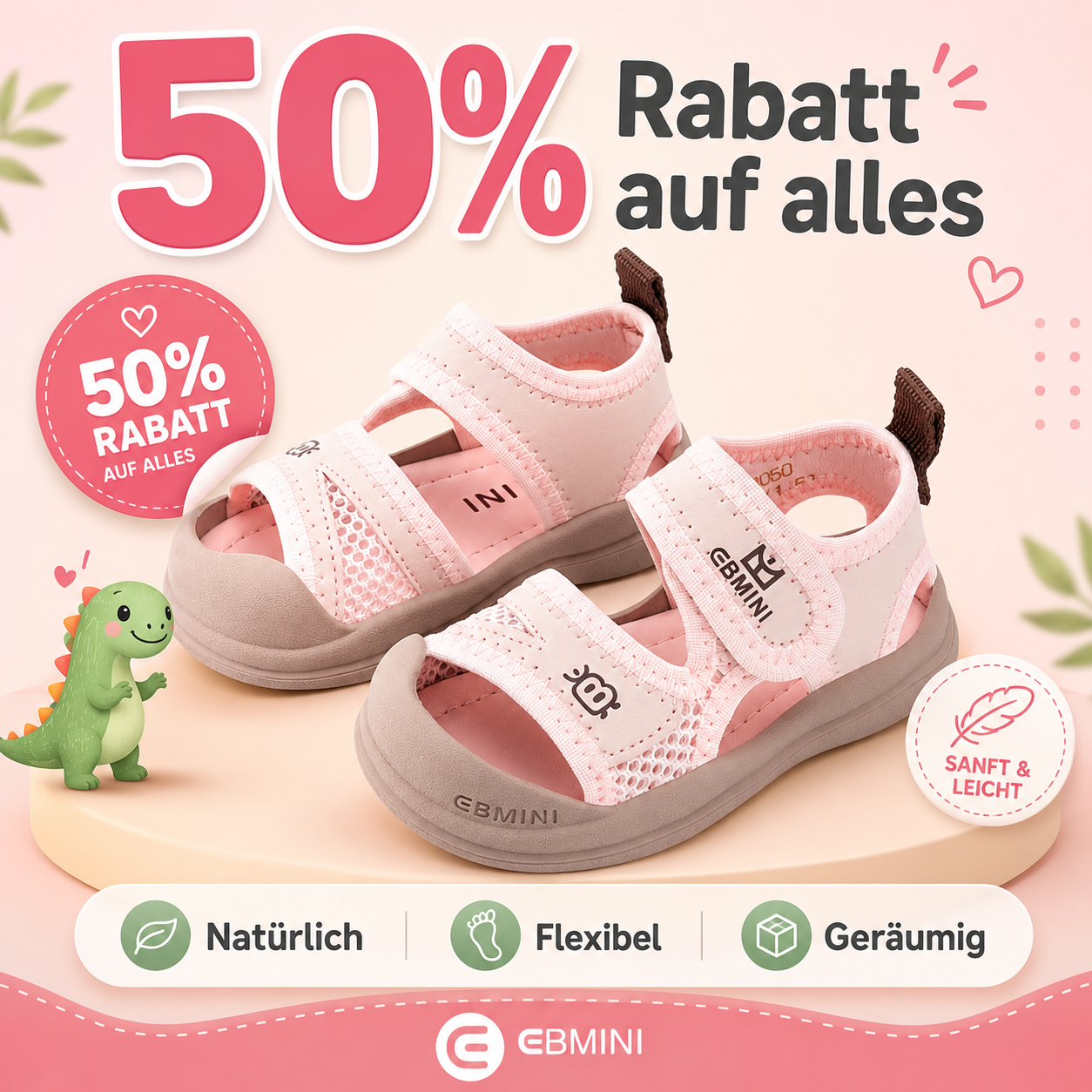 Ebmini - Kinder Barfußschuhe Facebook ad