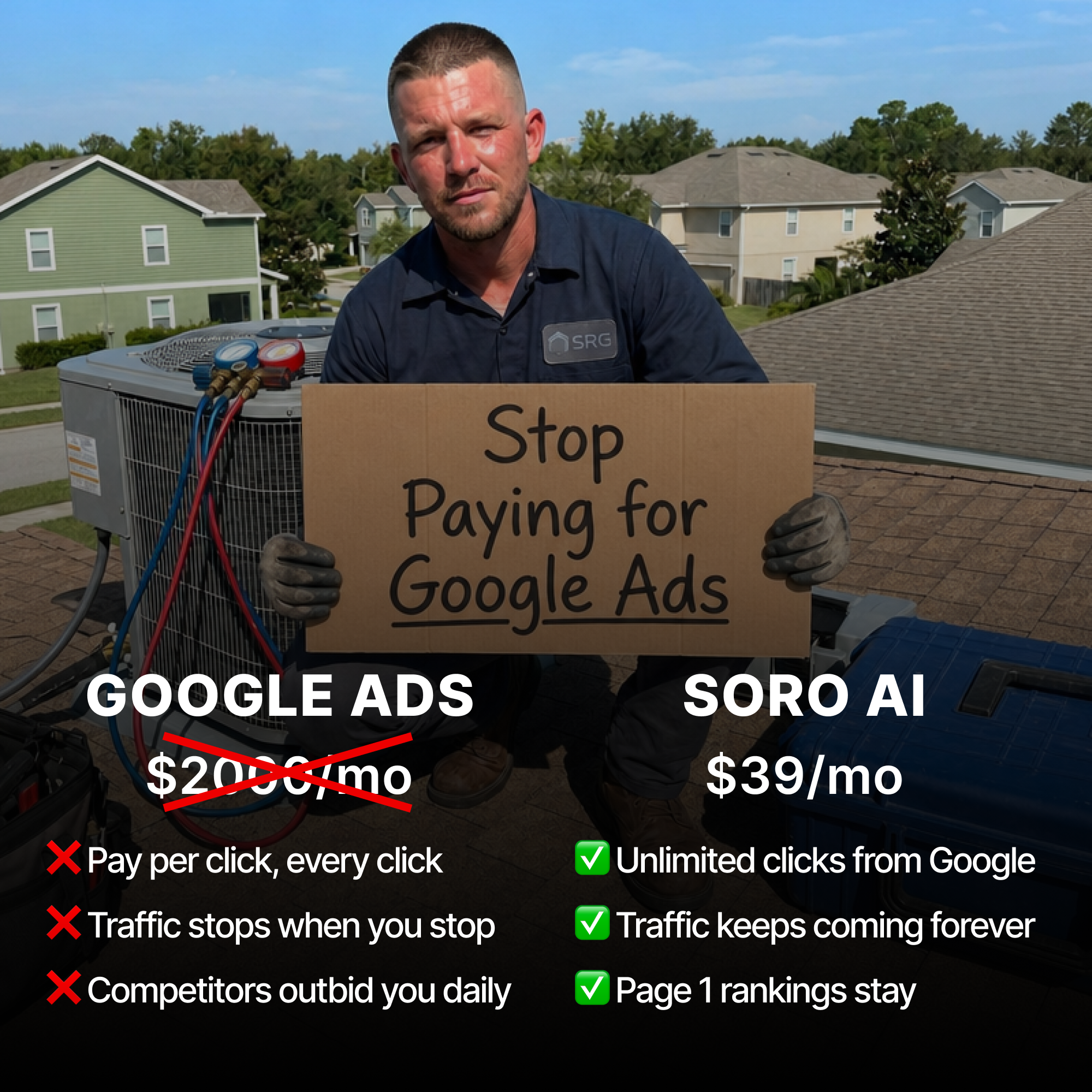 Soro SEO Facebook ad