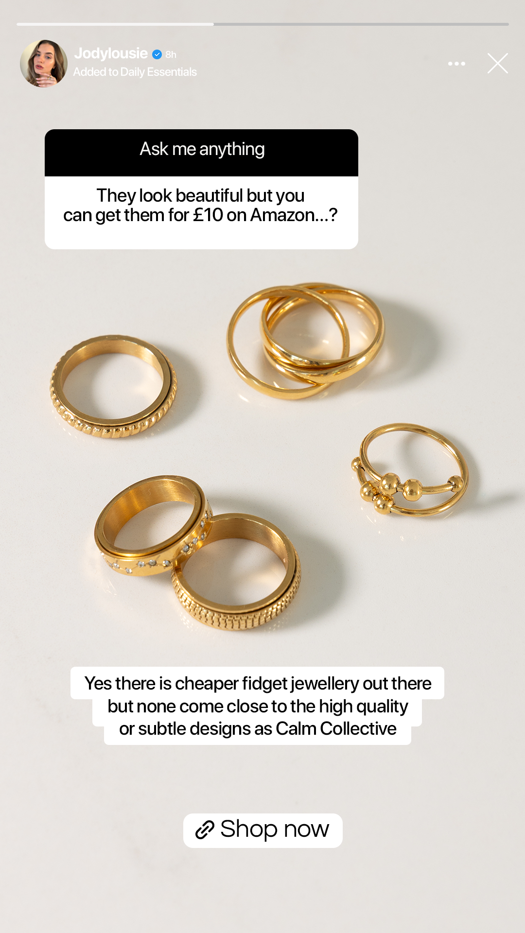 Calm Collective Facebook ad
