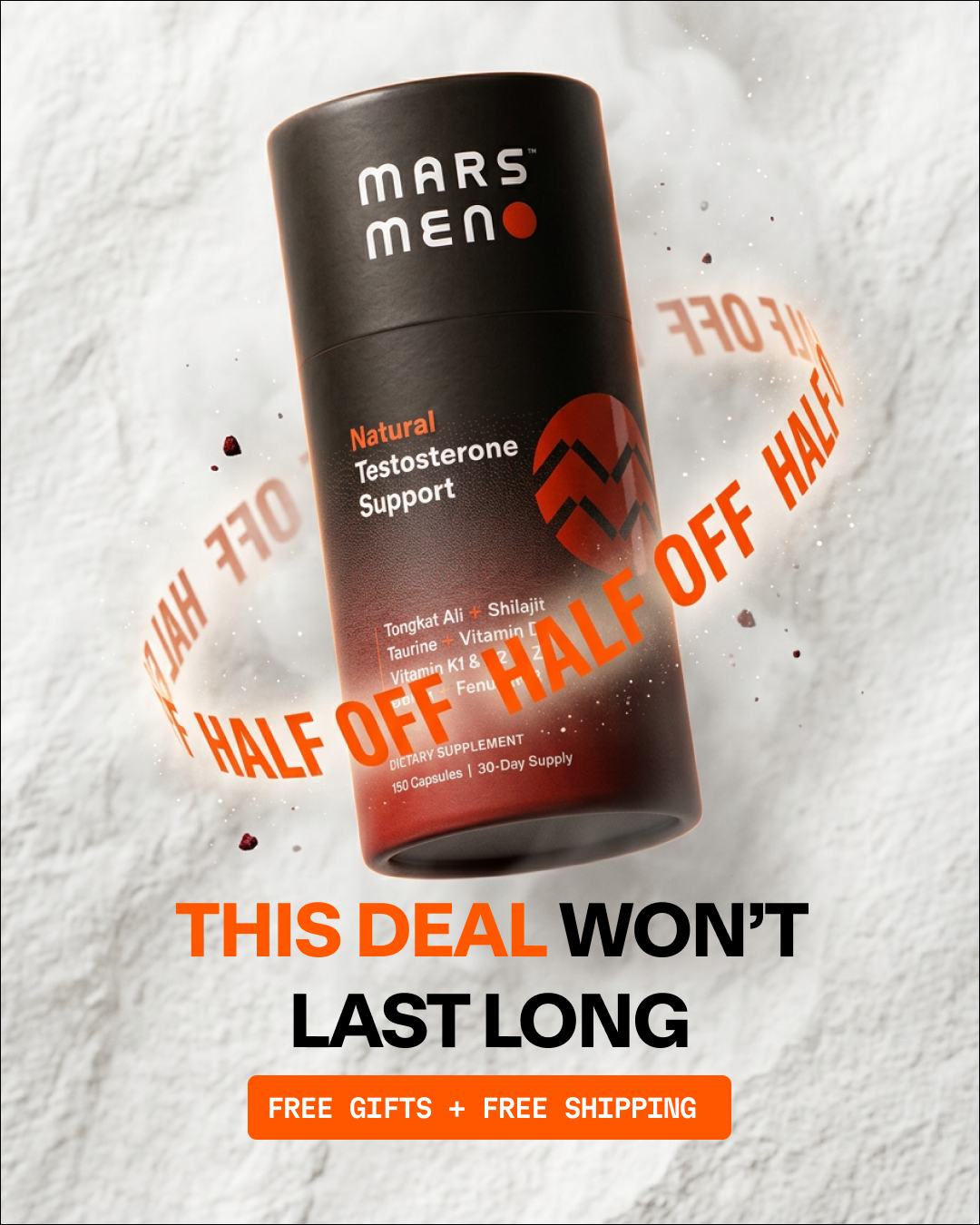 Mars Men Facebook ad