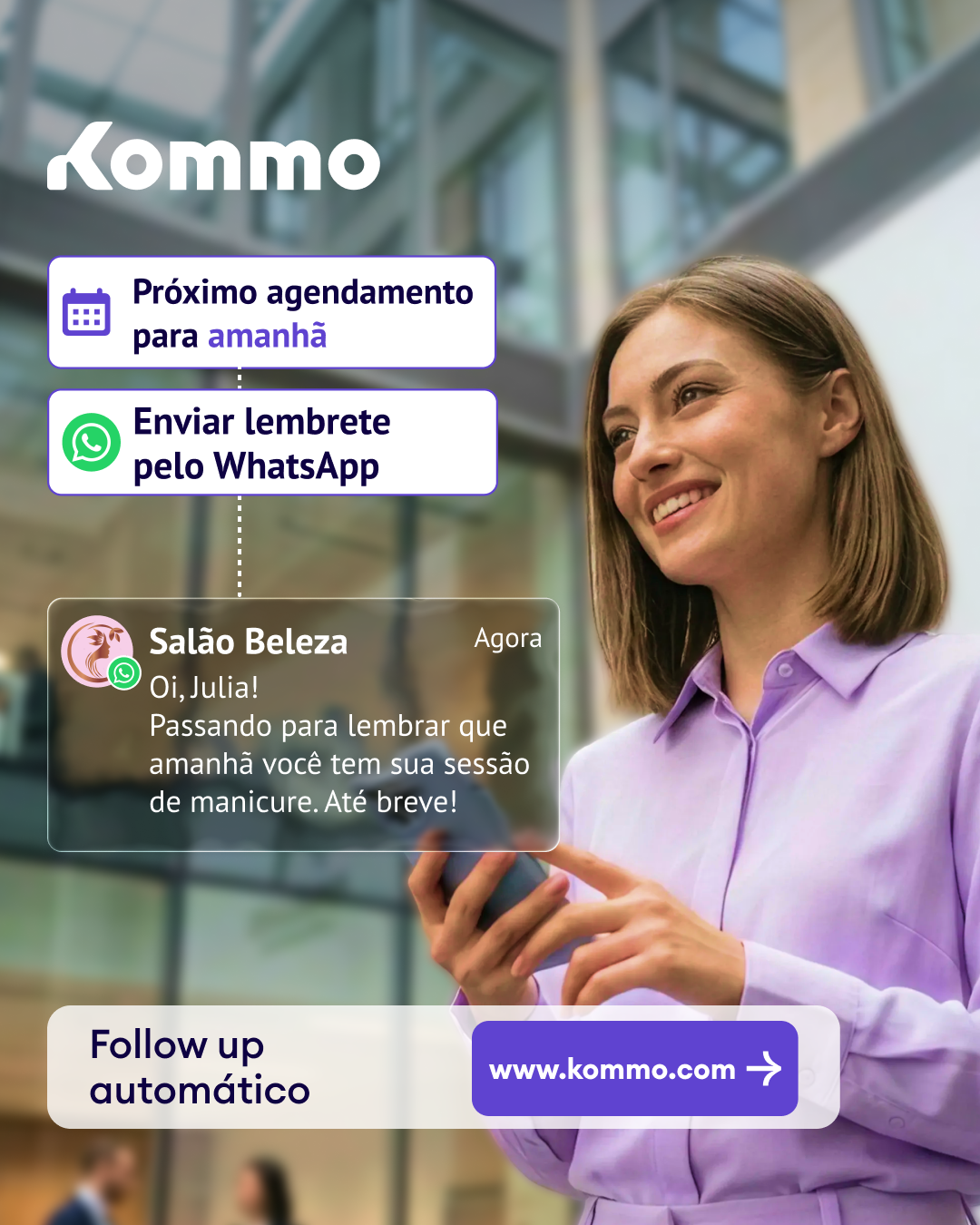Kommo Brasil Facebook ad