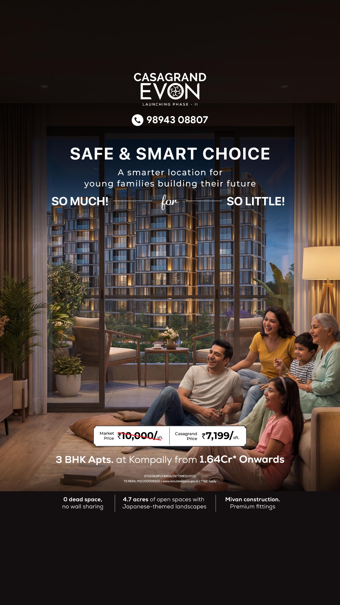 Luxury Apartments in Hyderabad Facebook ad from Mar 10, 2026