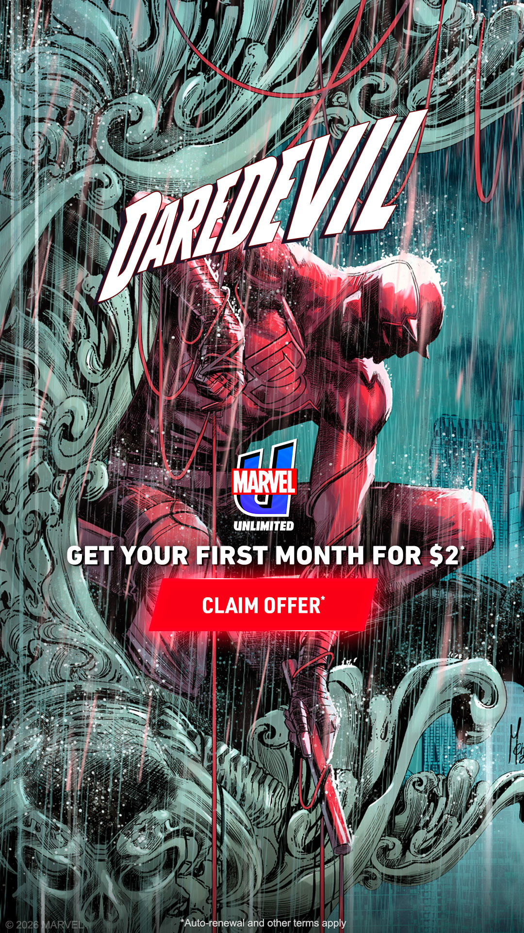 Marvel Facebook ad