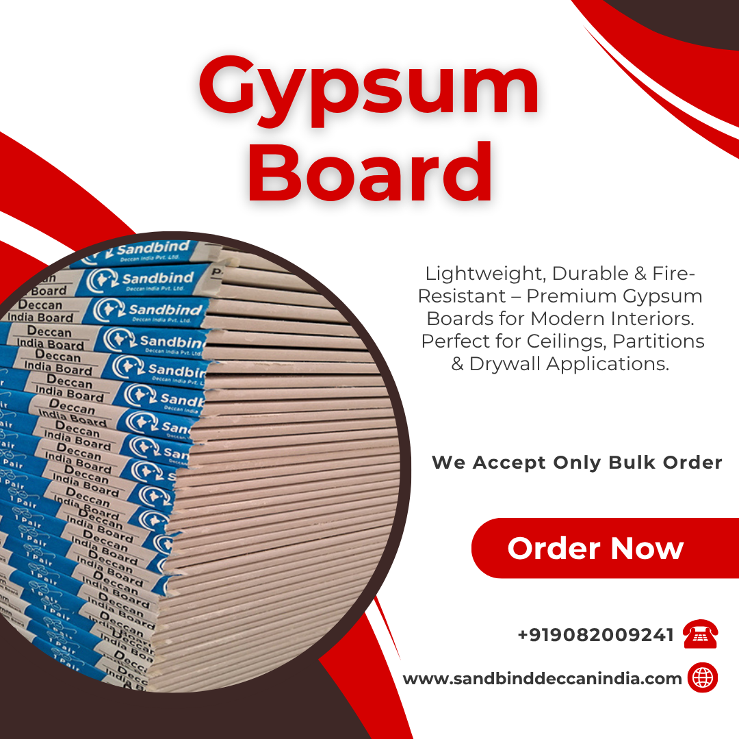 Sandbind Deccan India Facebook ad: Looking for Bulk Gypsum Building Materials at Factory…