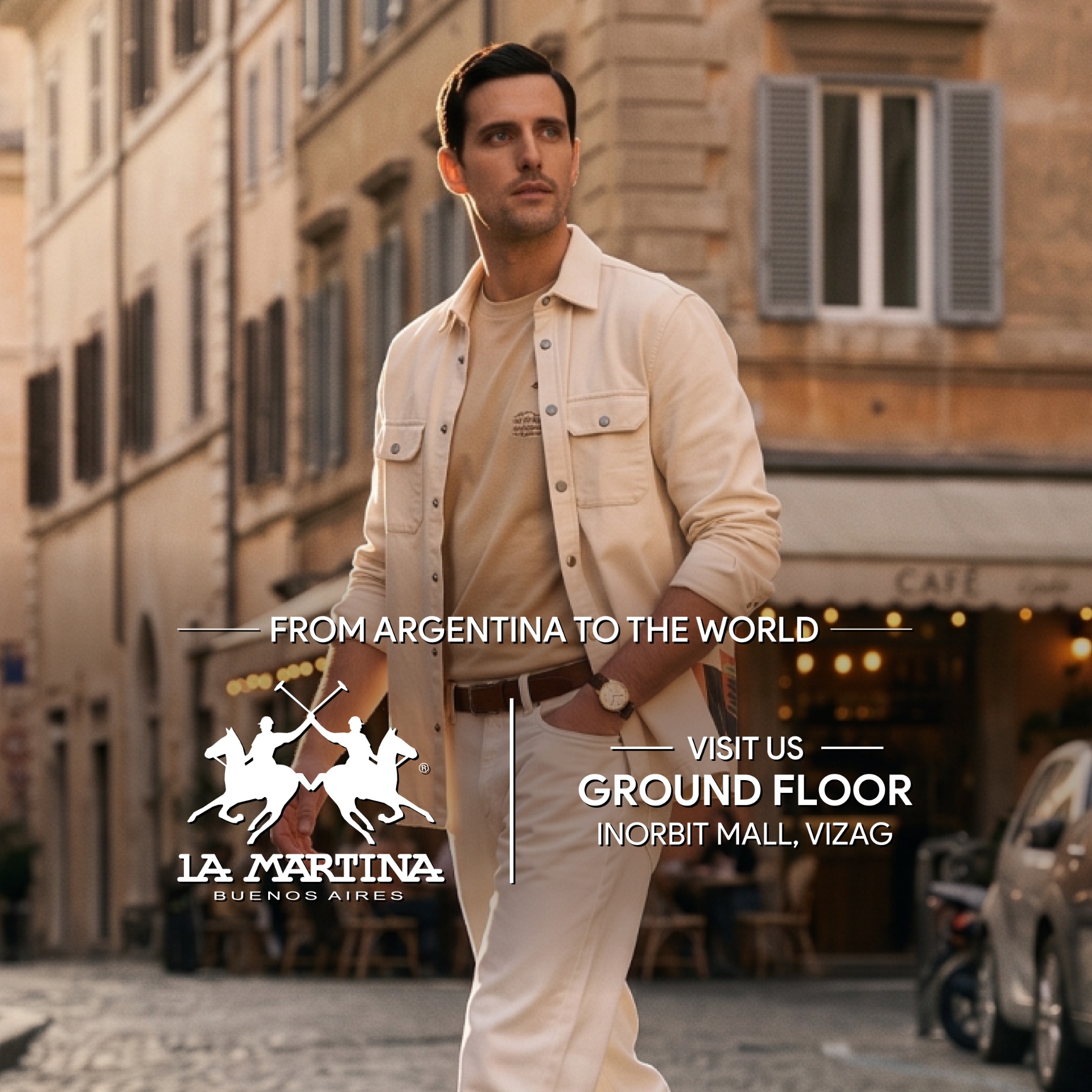 La Martina India Facebook ad: LA MARTINA IS NOW IN VIZAG!
