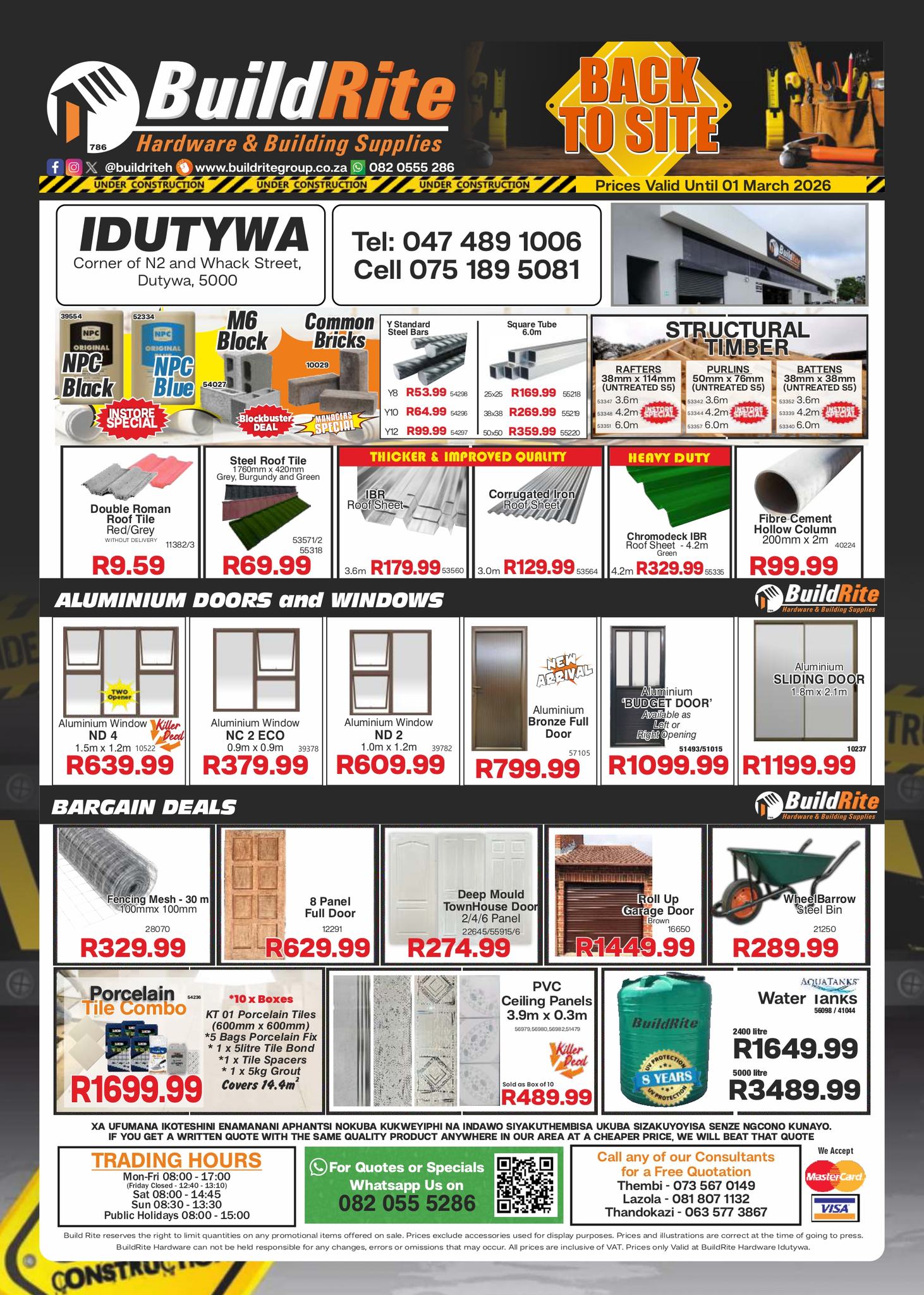 Build Rite Hardware Facebook ad
