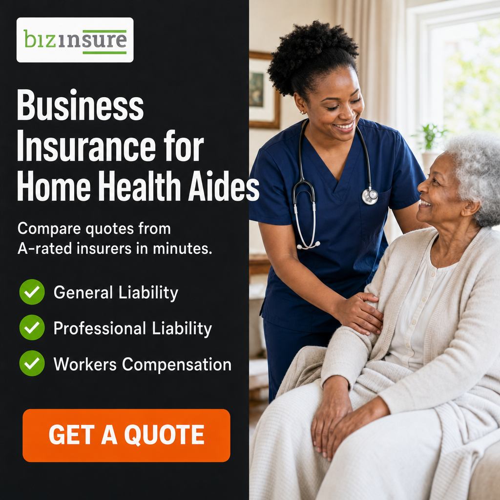 BizInsure Facebook ad: Insurance for Home Health Aides