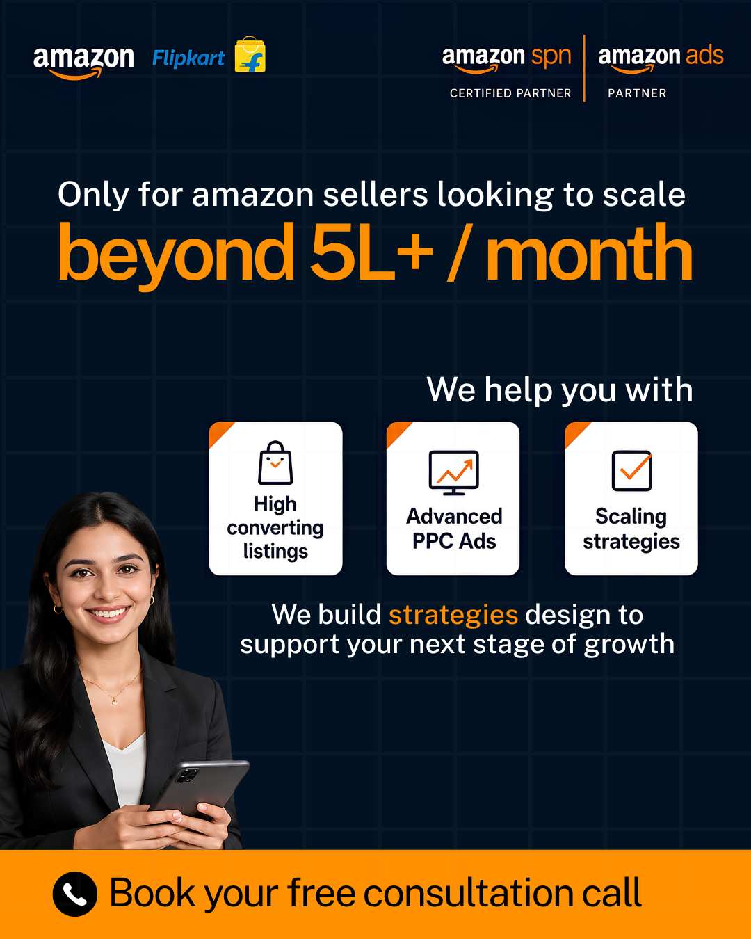 4fox Business Solution Facebook ad: Stuck at ₹5L Sales? Let’s Grow