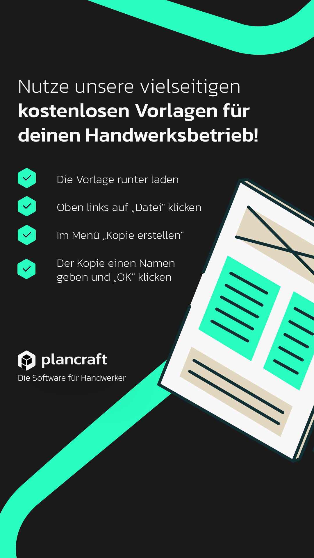 Plancraft - Einfache Handwerkersoftware Facebook ad