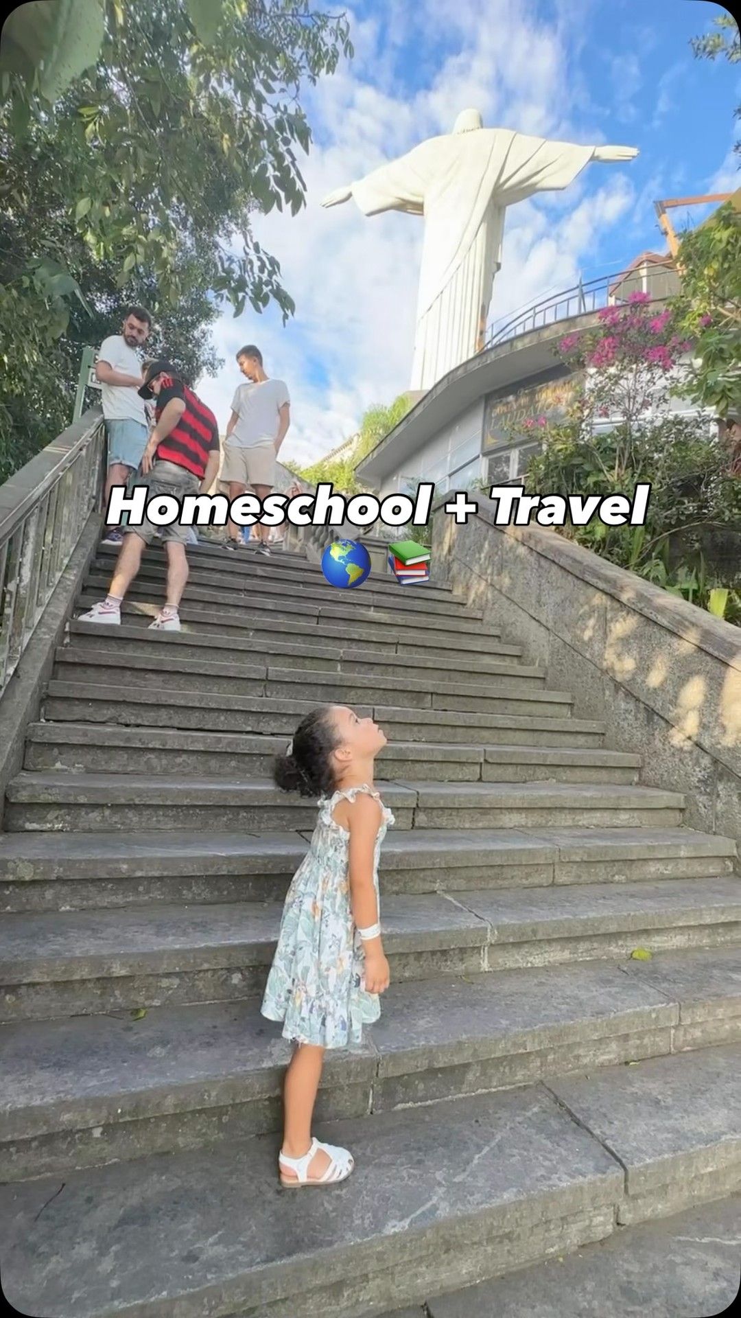 Miacademy Learning Facebook ad: Homeschool doesn’t stop when we travel… and honestly…