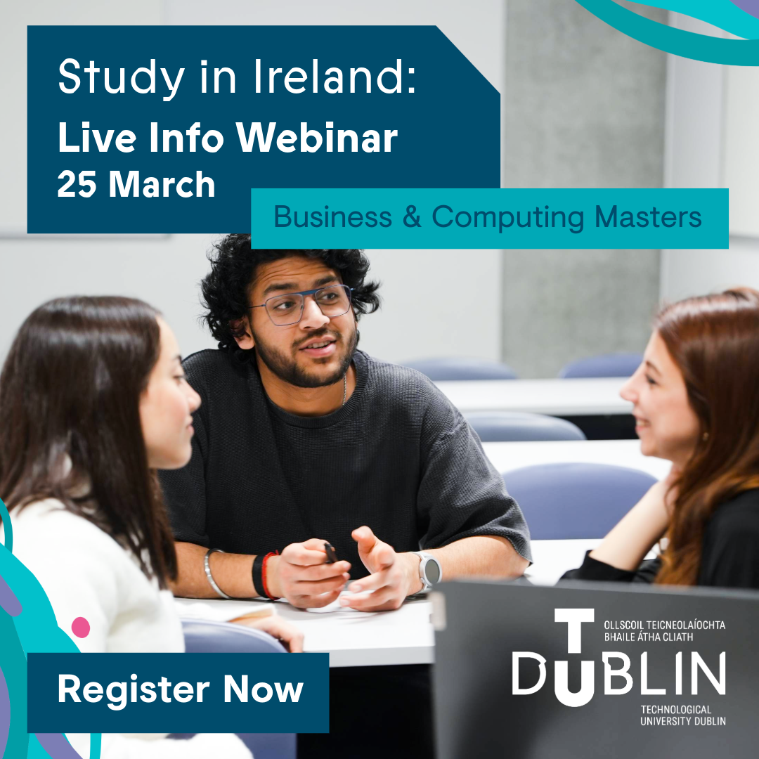 TU Dublin International Facebook ad from Mar 6, 2026