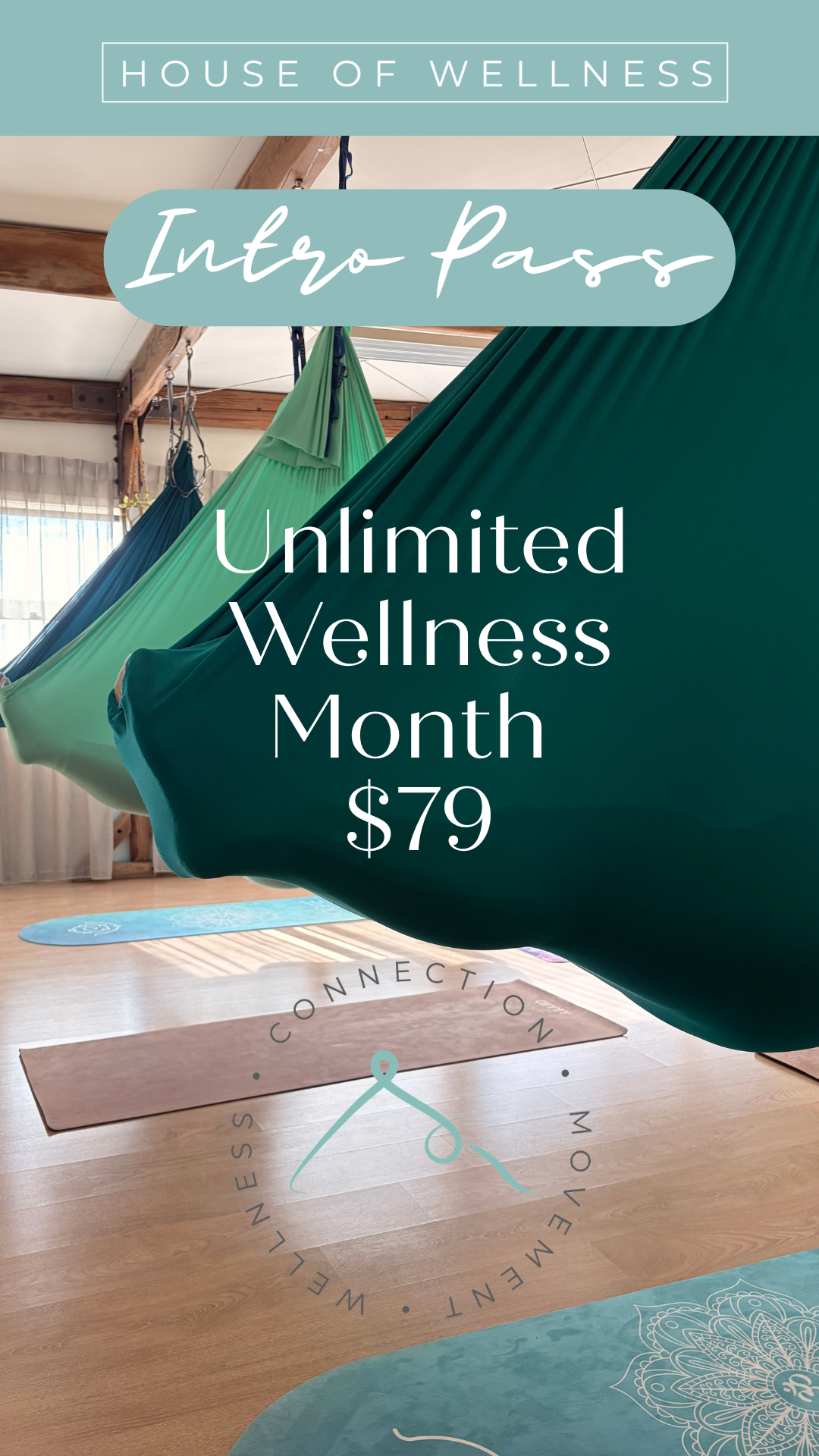 House of Wellness Facebook ad: Give Yourself 30 Days