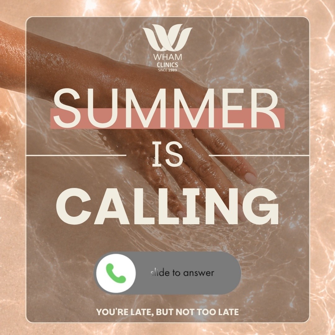 WHAM Clinics - عيادات وام Facebook ad: Summer is calling with 15% OFF