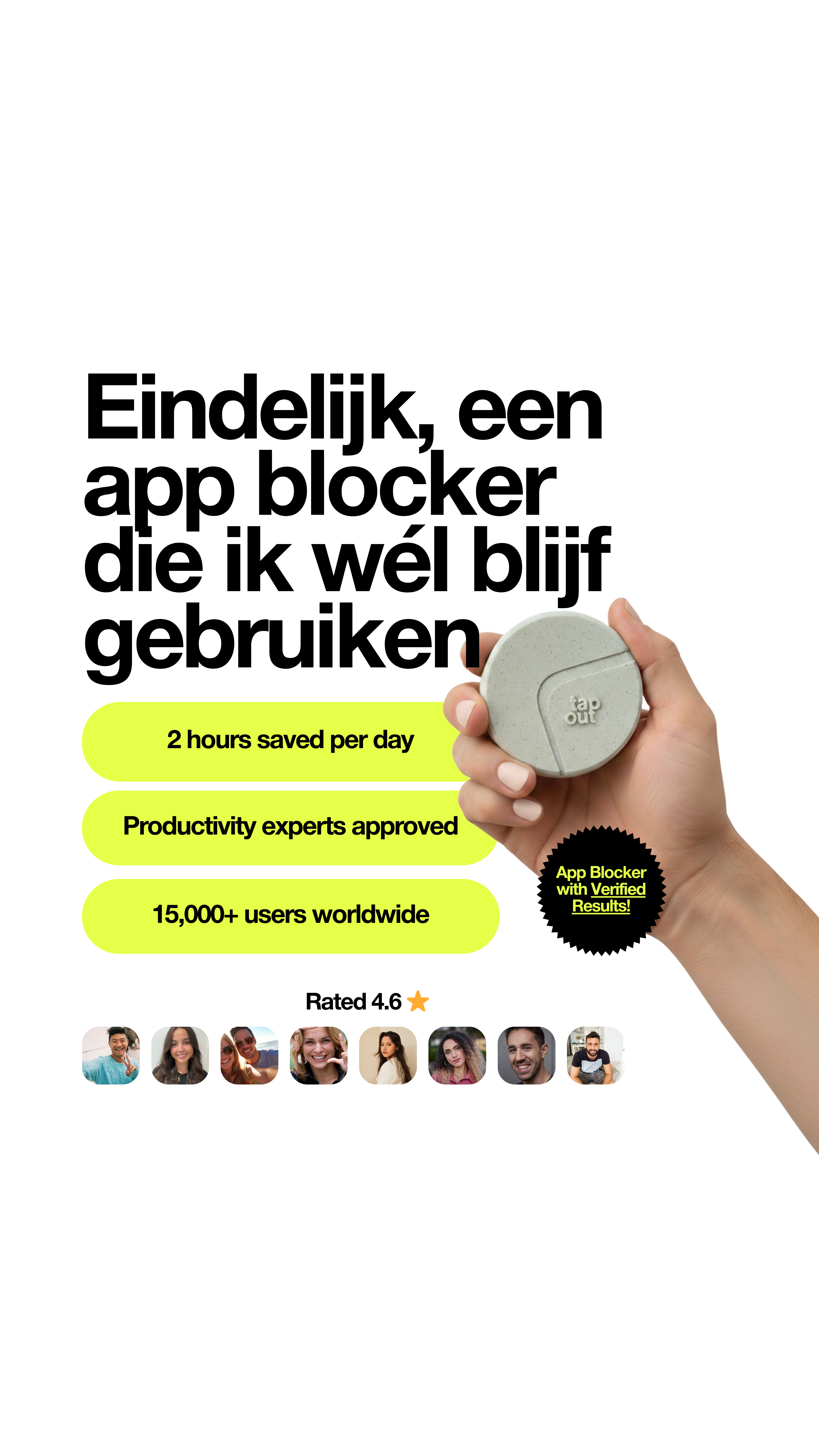 Tap Out Facebook ad