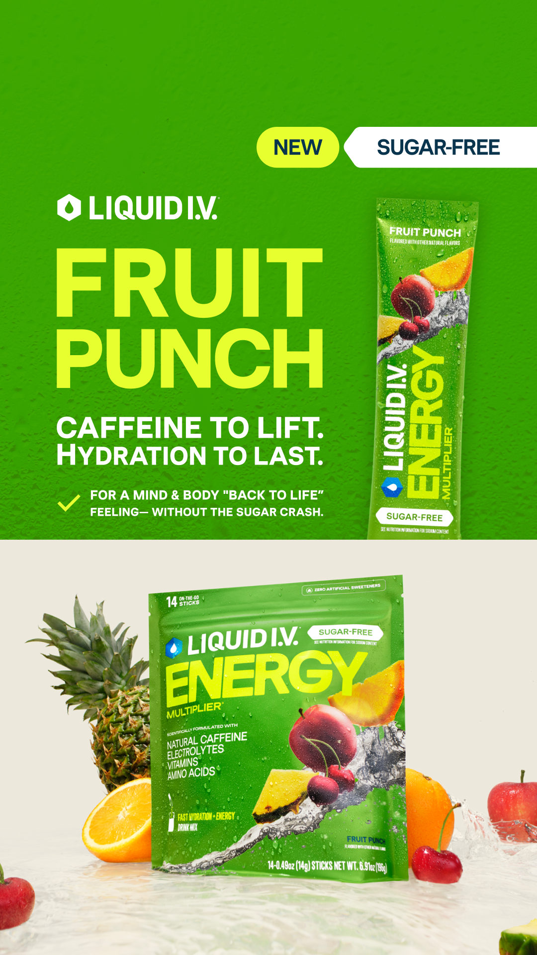 Liquid I.V. Facebook ad