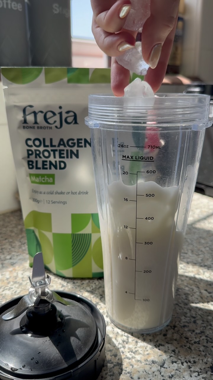 Freja Foods Facebook ad: Did someone say NEW Collagen Protein Blend flavours!?