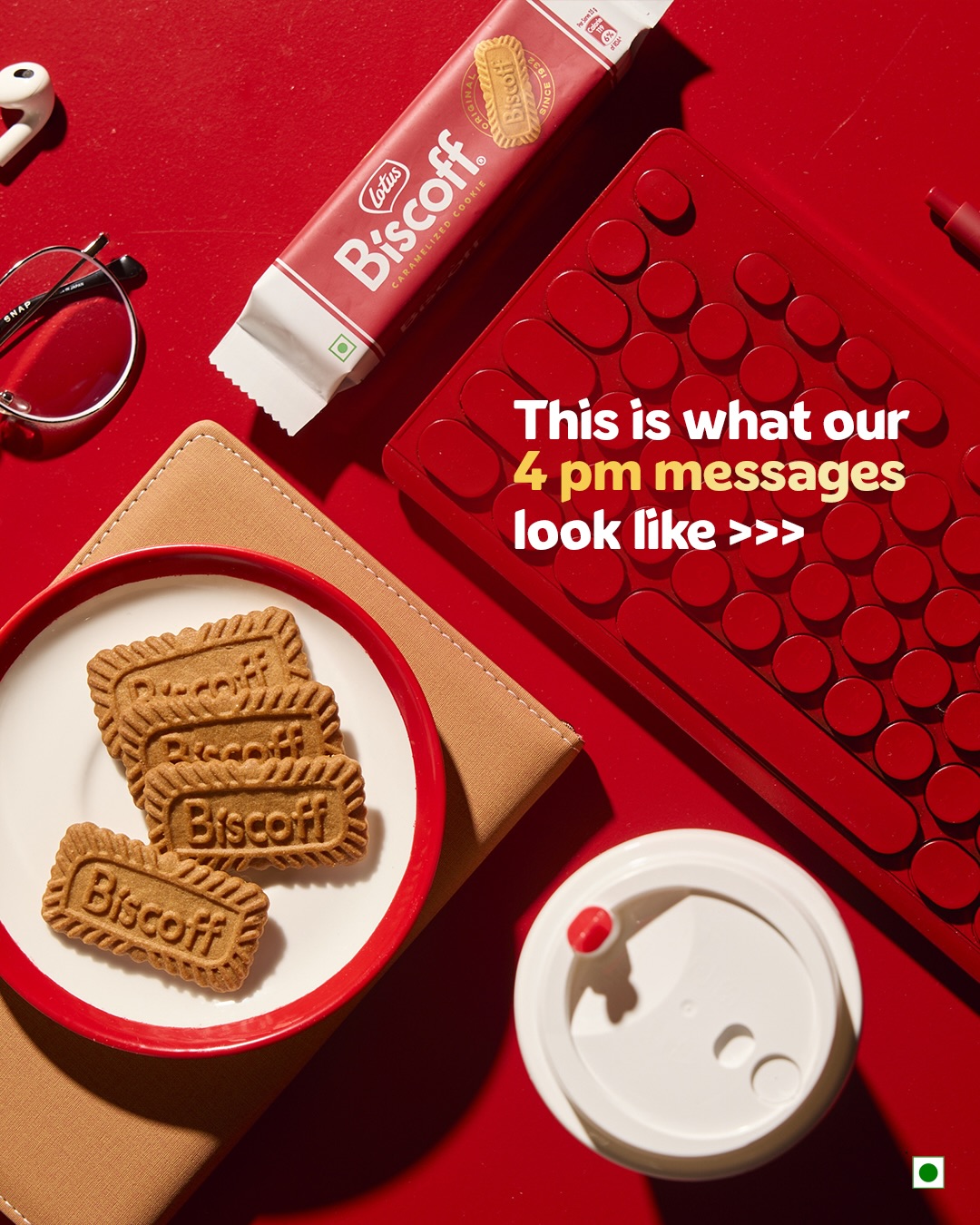 Krispy Kreme India Facebook ad: What does your 4pm look like?