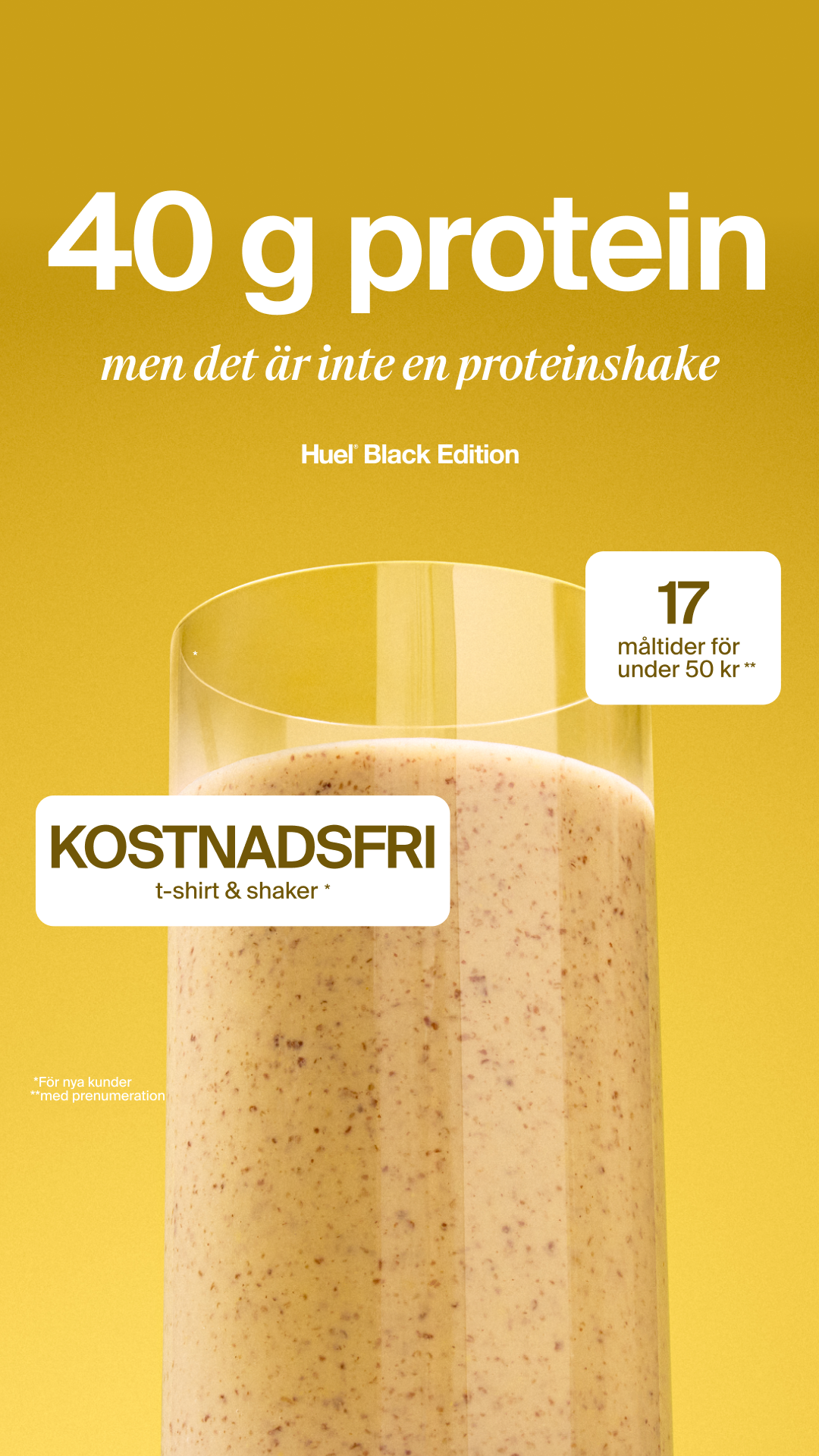 Huel Facebook ad