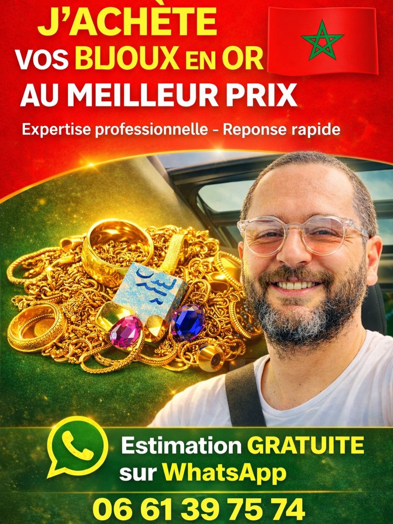 Filali & Filali Bijouterie Facebook ad: Vous avez des bijoux en or que vous…