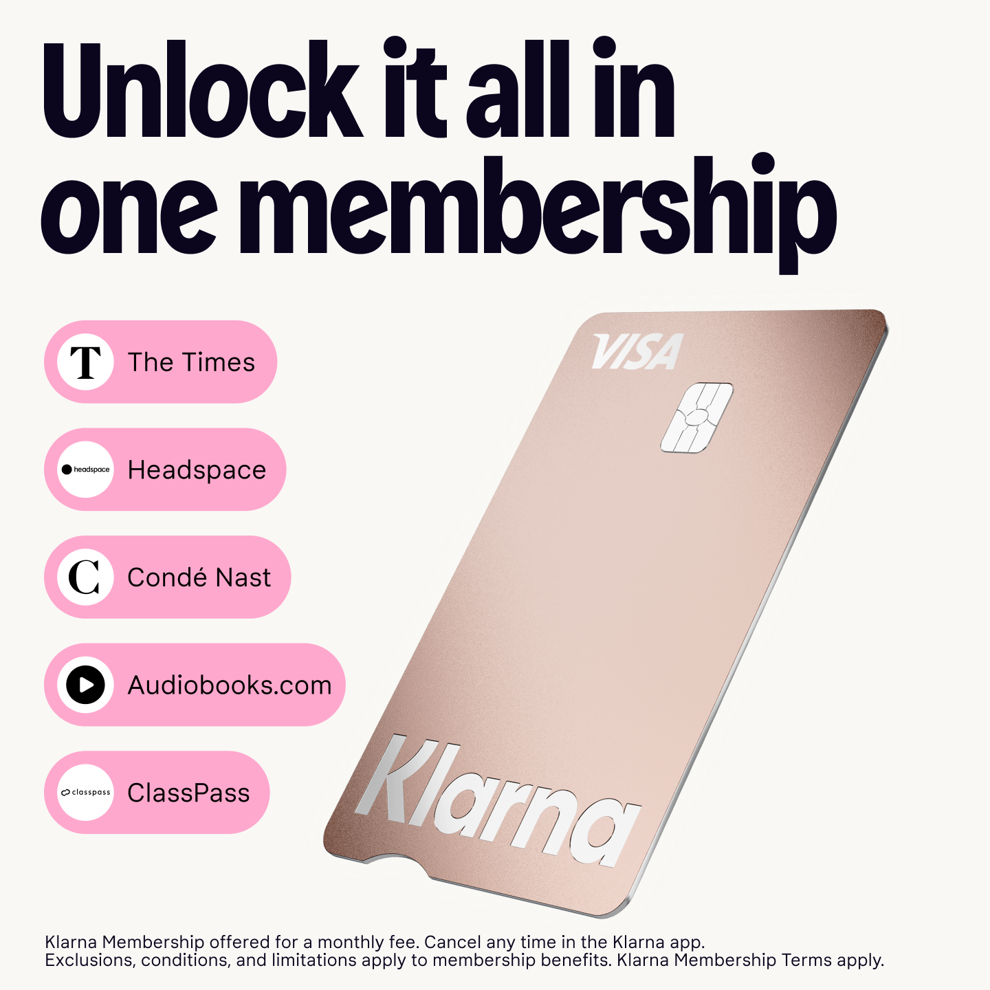 Klarna Facebook ad