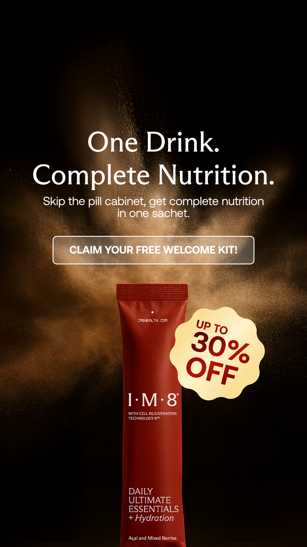 IM8 Health Facebook ad