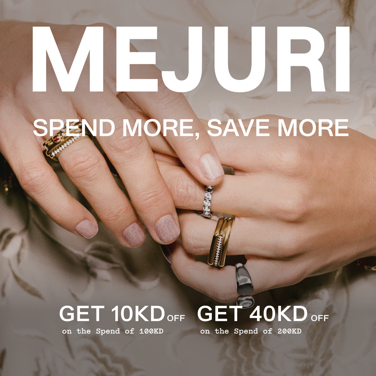 Mejuri Middle East Facebook ad: It’s time to add that sparkle to your…