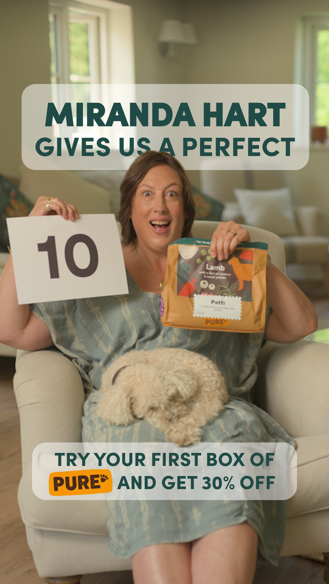 Pure Pet Food Facebook ad