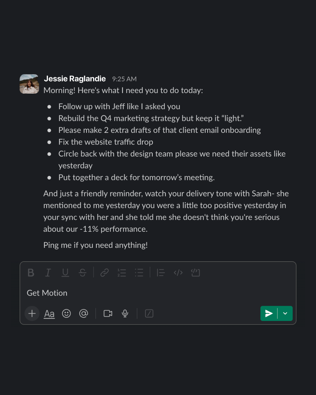 Motion Facebook ad