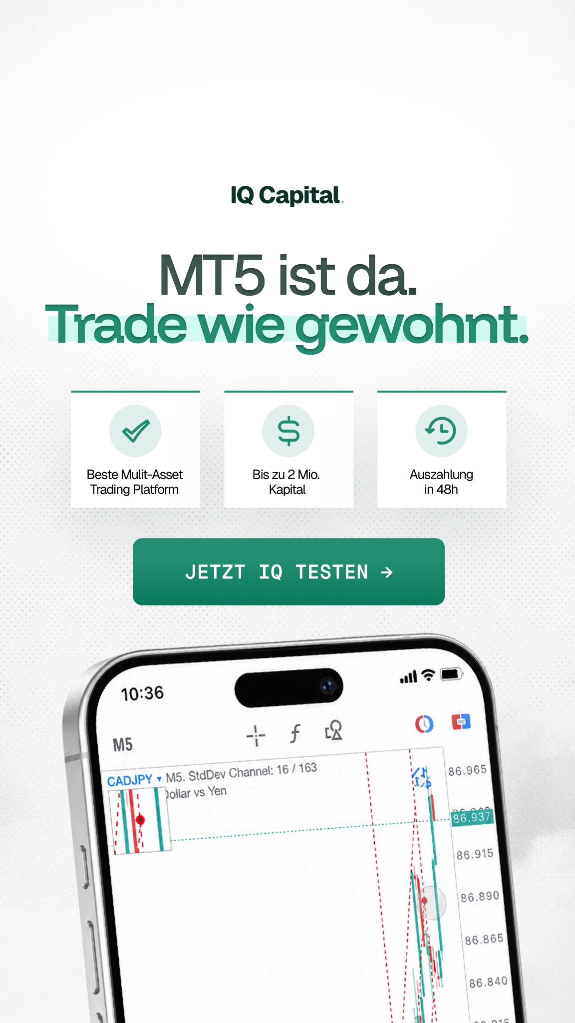 IQ Capital Facebook ad from Aug 12, 2026
