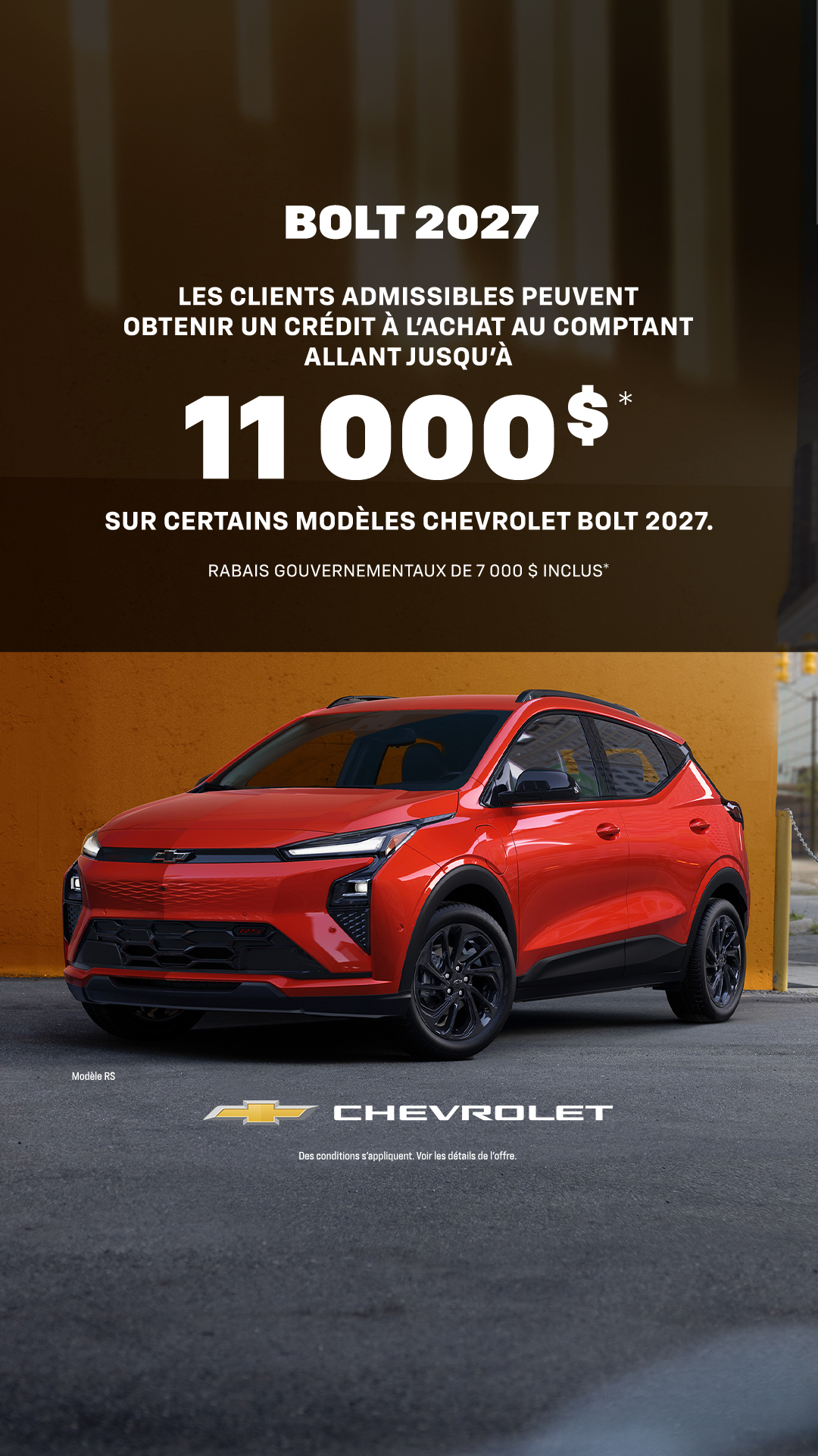 Chevrolet Facebook ad