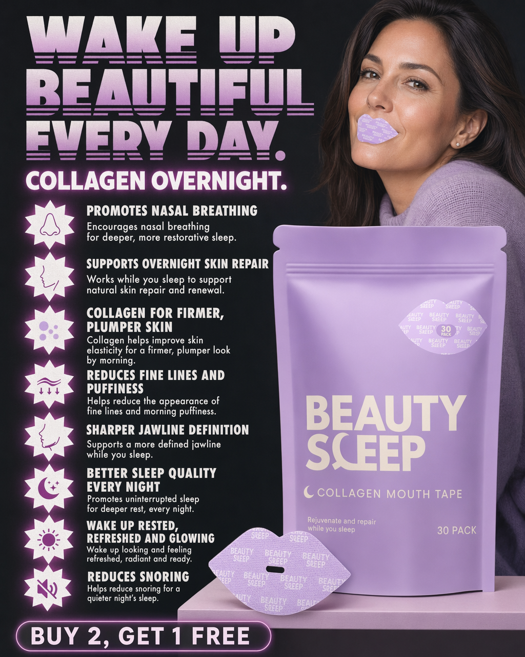 Beauty Sleep Facebook ad