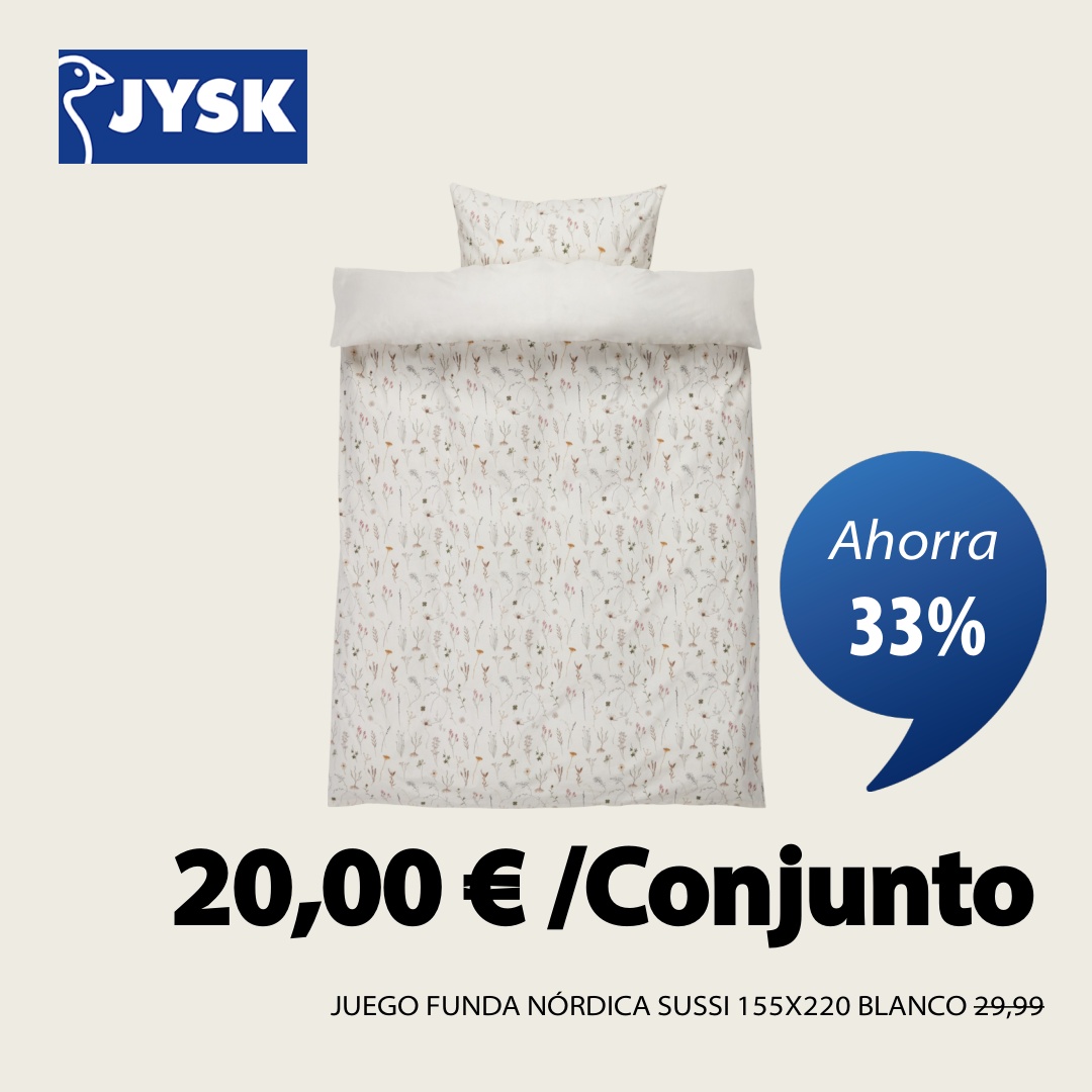 JYSK España Facebook ad: Un 6% de descuento para tu empresa