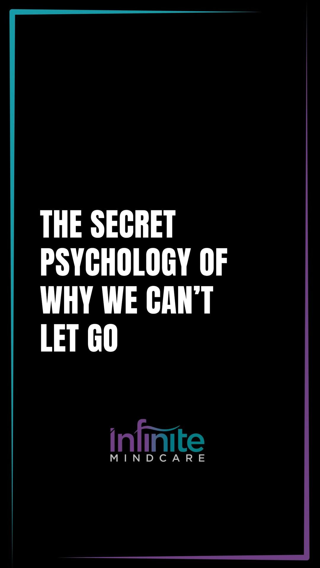 Infinite Mindcare Facebook ad: Sometimes the hardest decision isn’t whether to keep…