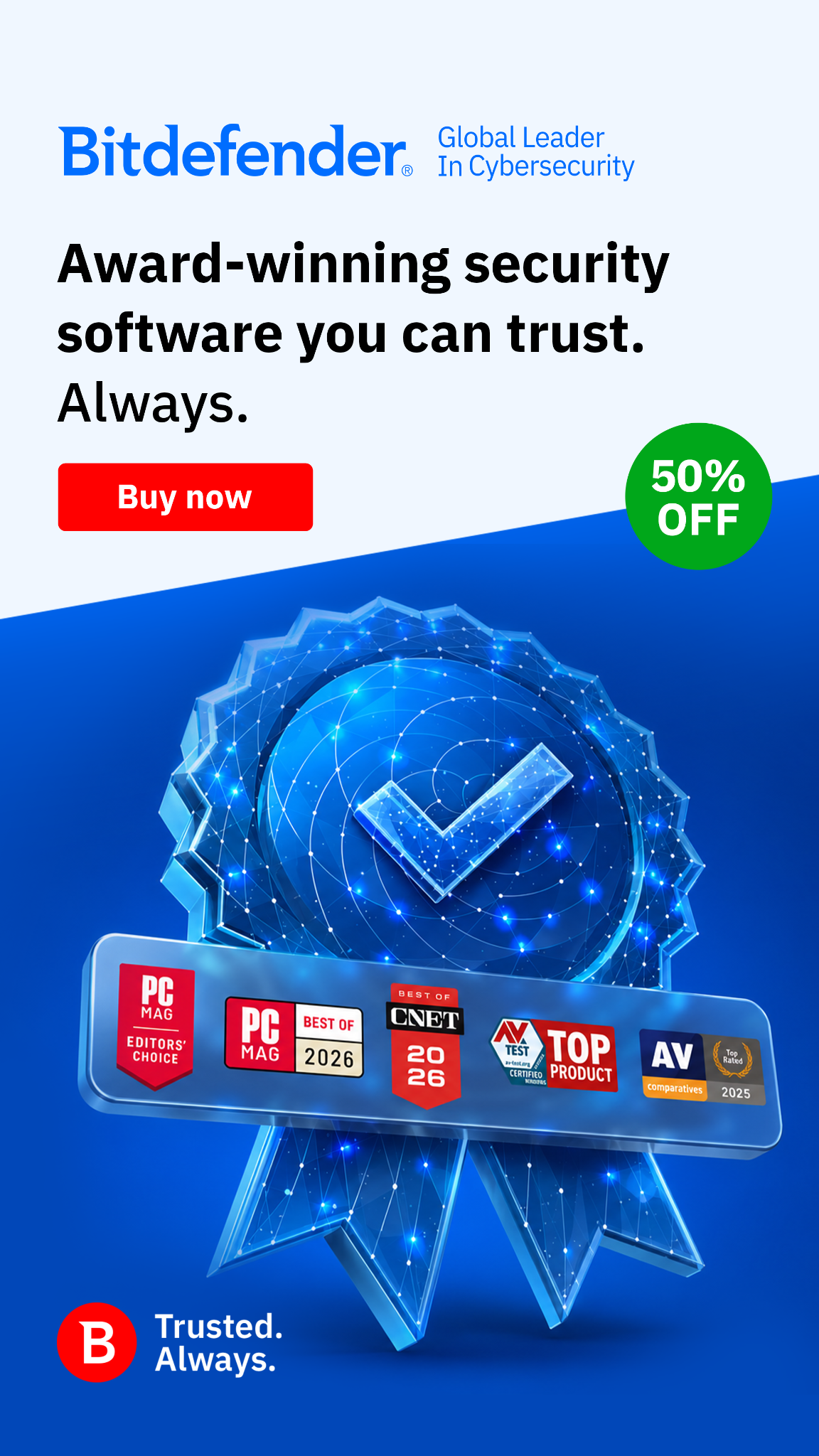 Bitdefender Facebook ad