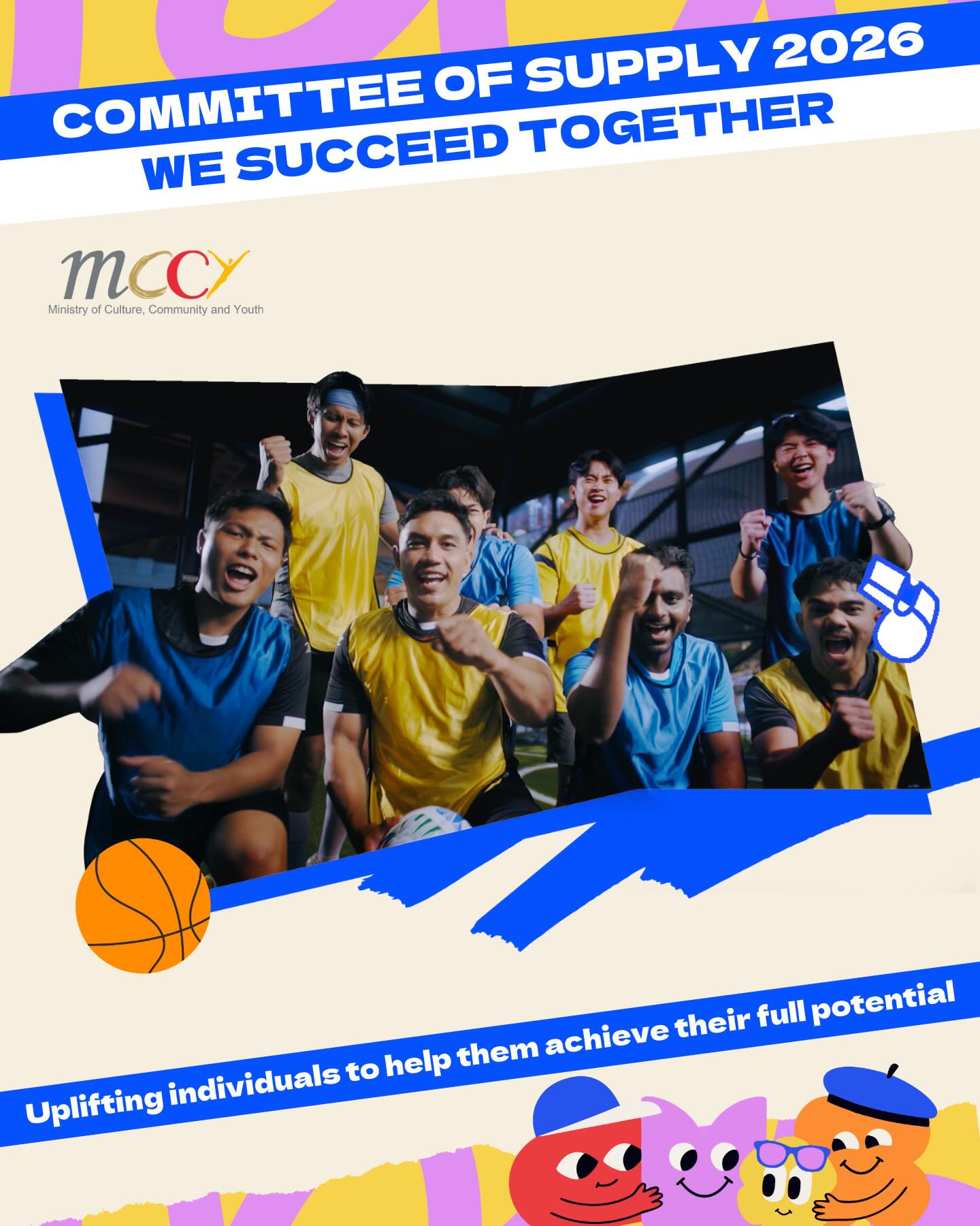 Ministry of Culture, Community and Youth - MCCY Facebook ad: From sports to arts and youth mentorship, we…