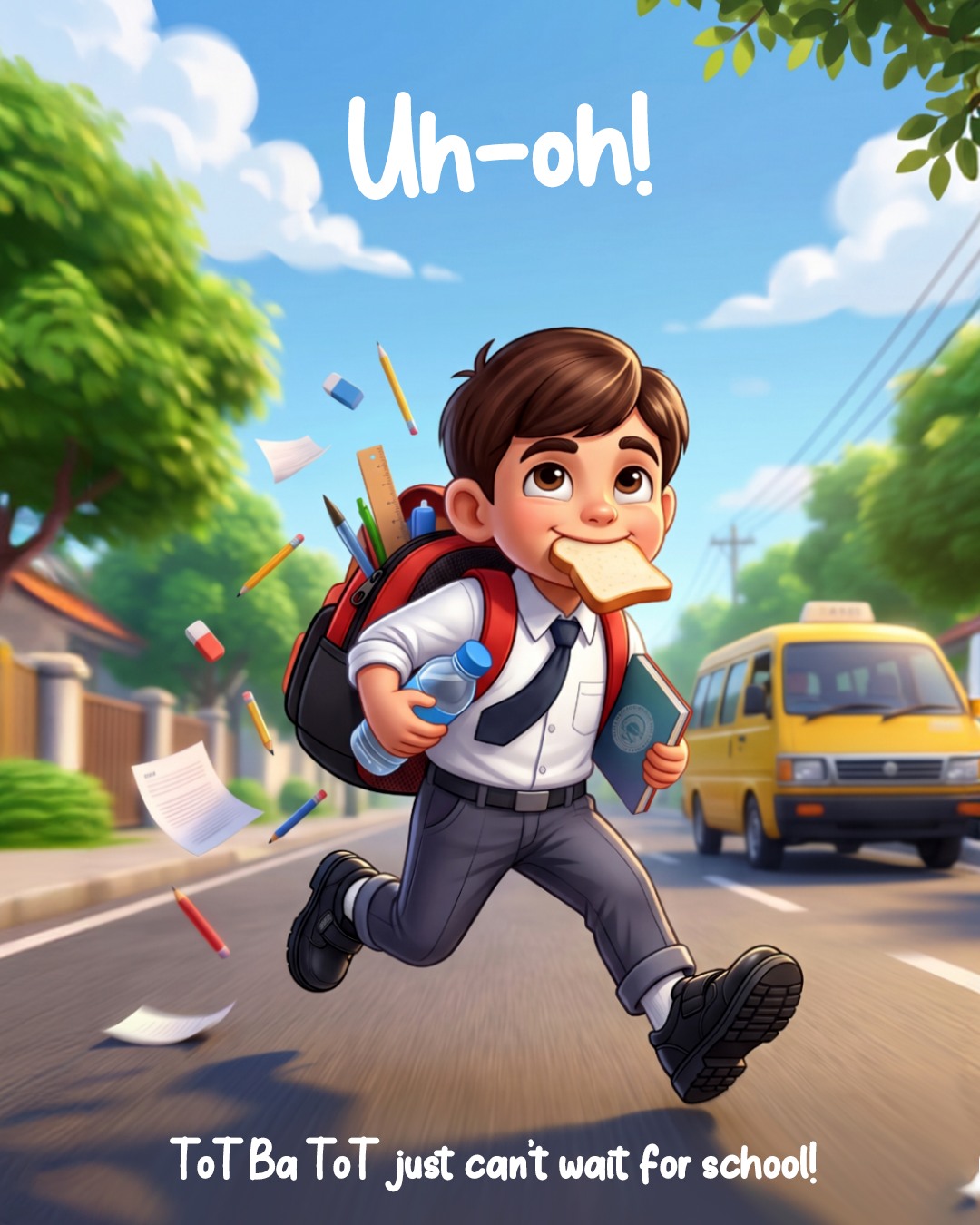 Borjan Shoes Facebook ad: Buy now Comfortable School Shoes & Trendy School Bags