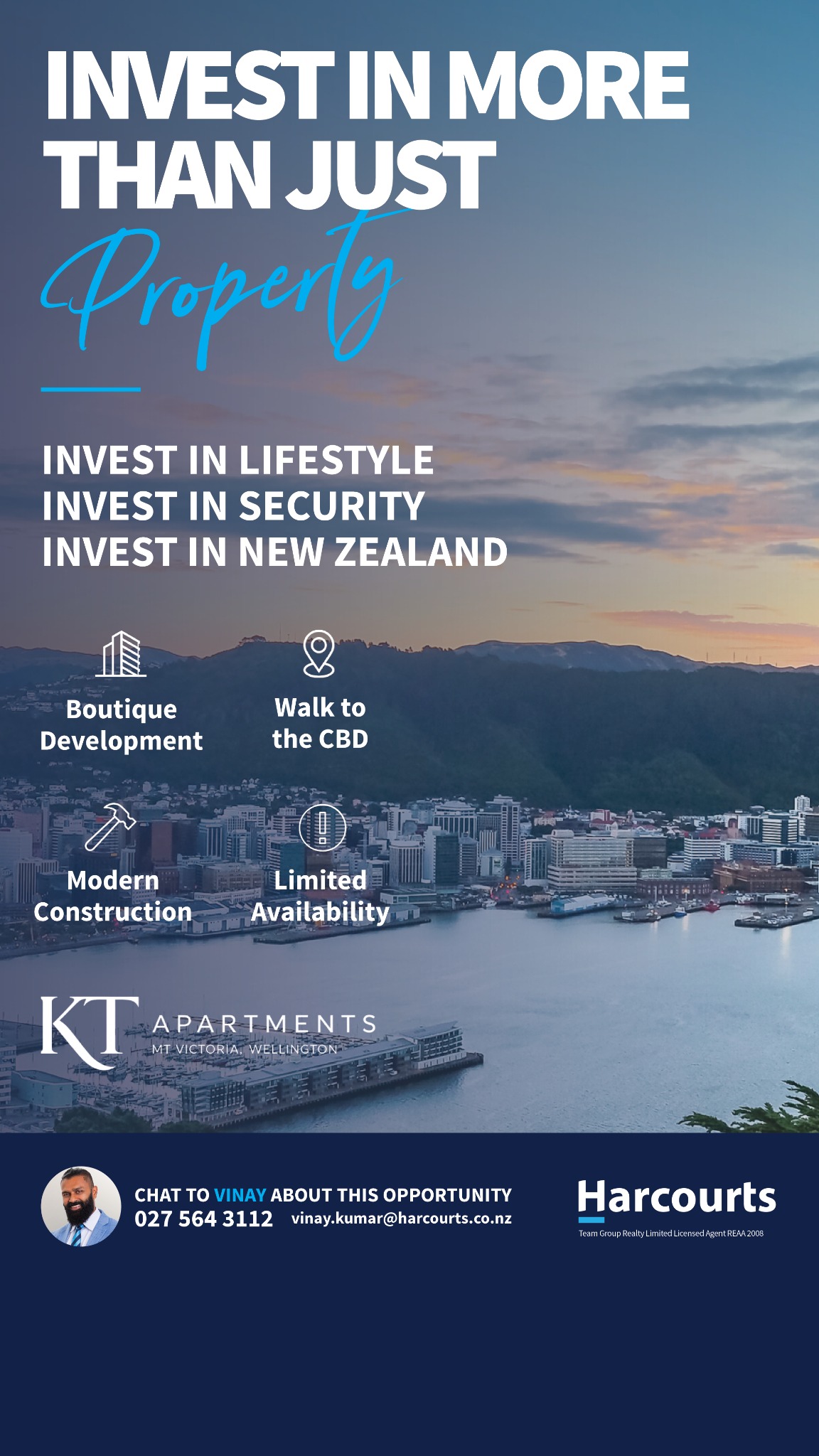 Harcourts Team Group Facebook ad from Jul 28, 2026