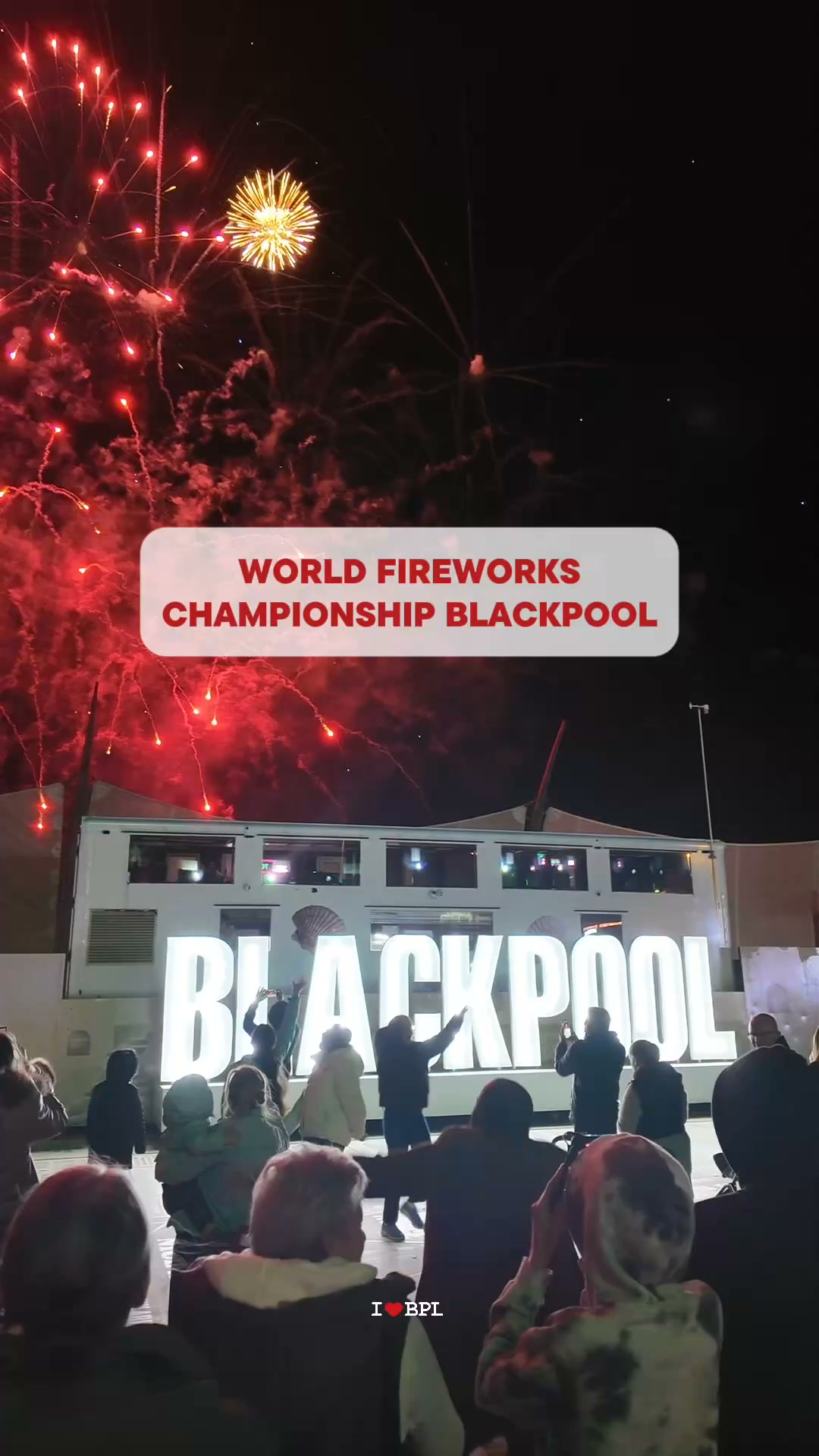I Love Blackpool Facebook ad: Free Firework Displays In Blackpool