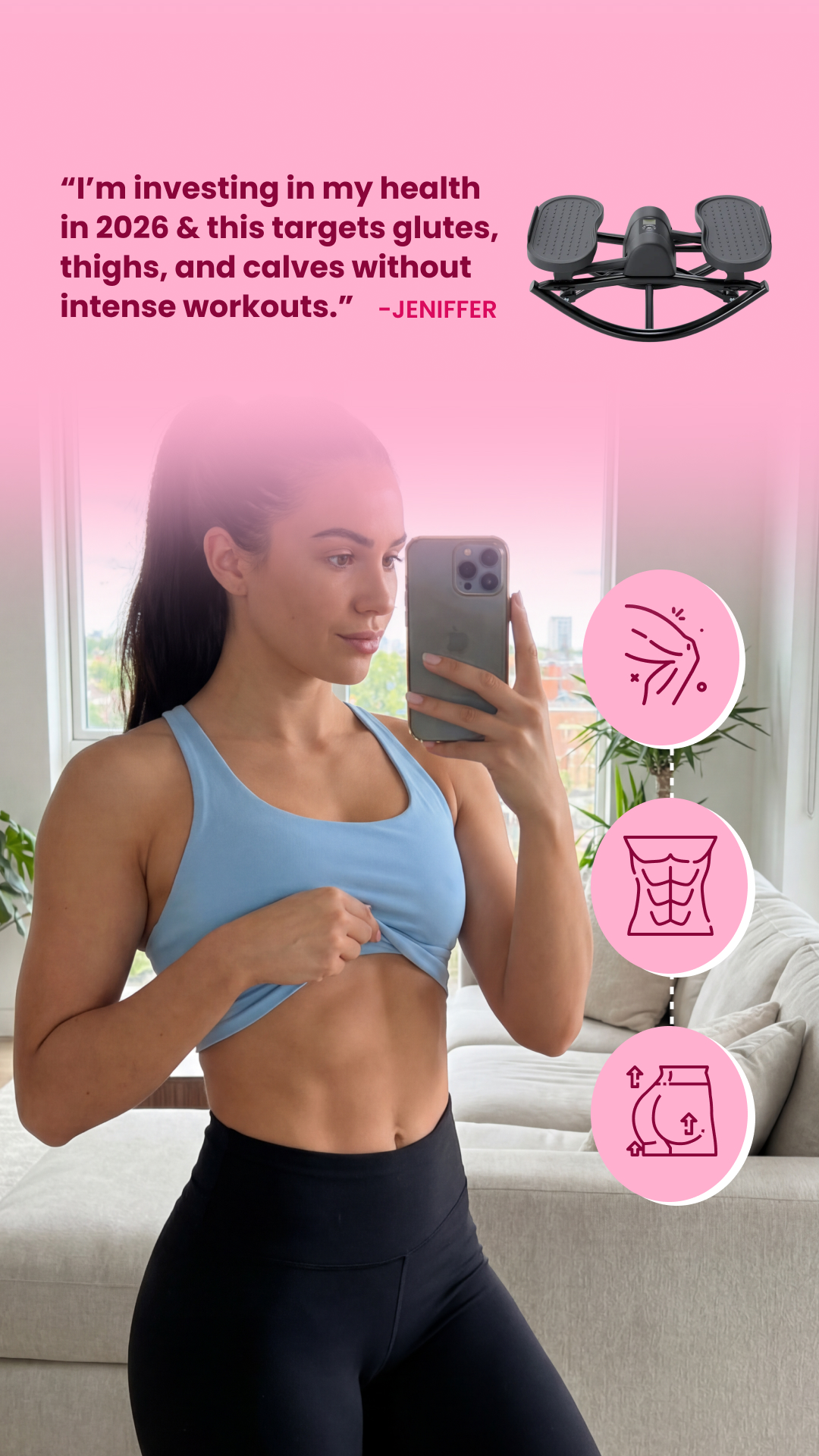 LhanelFit Facebook ad