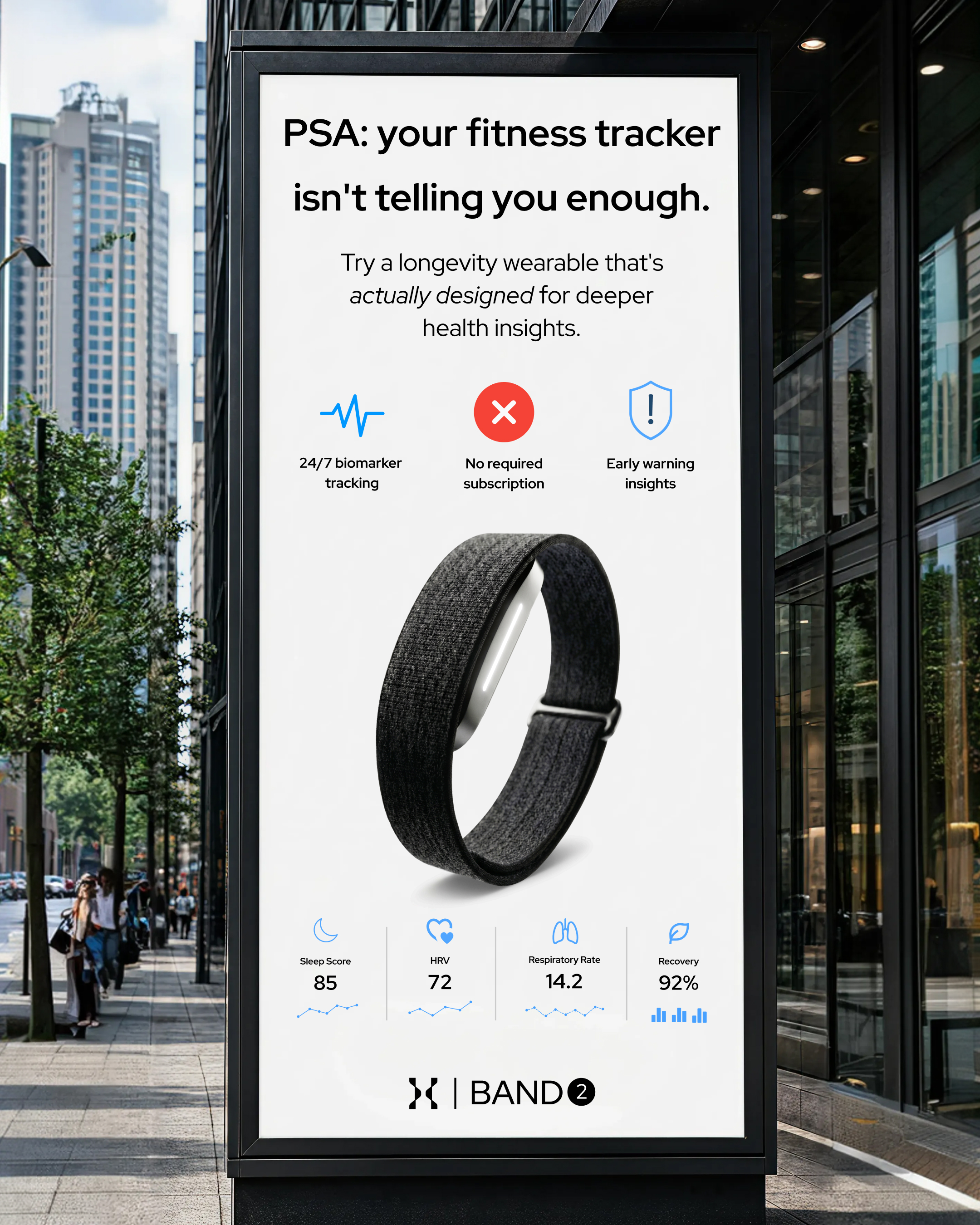 The Health Baseline Facebook ad