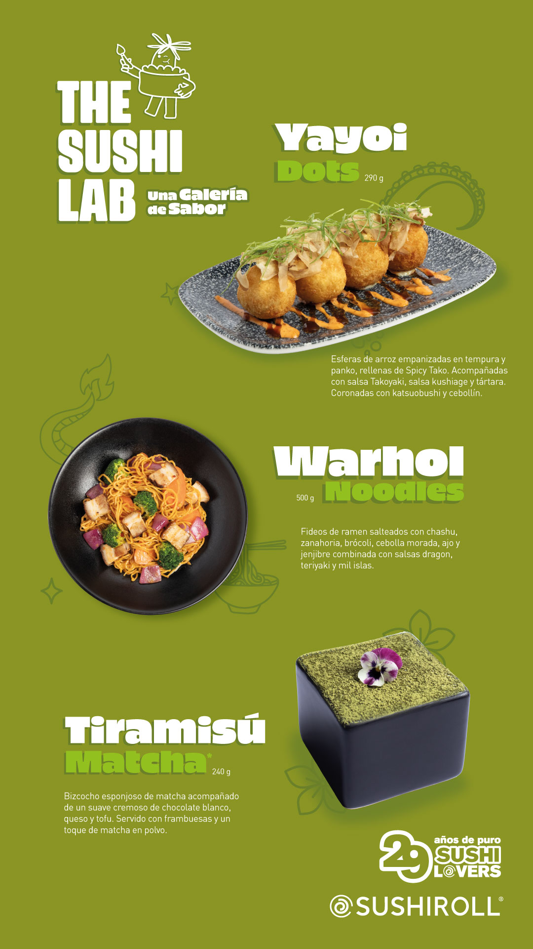 Sushi Roll Facebook ad