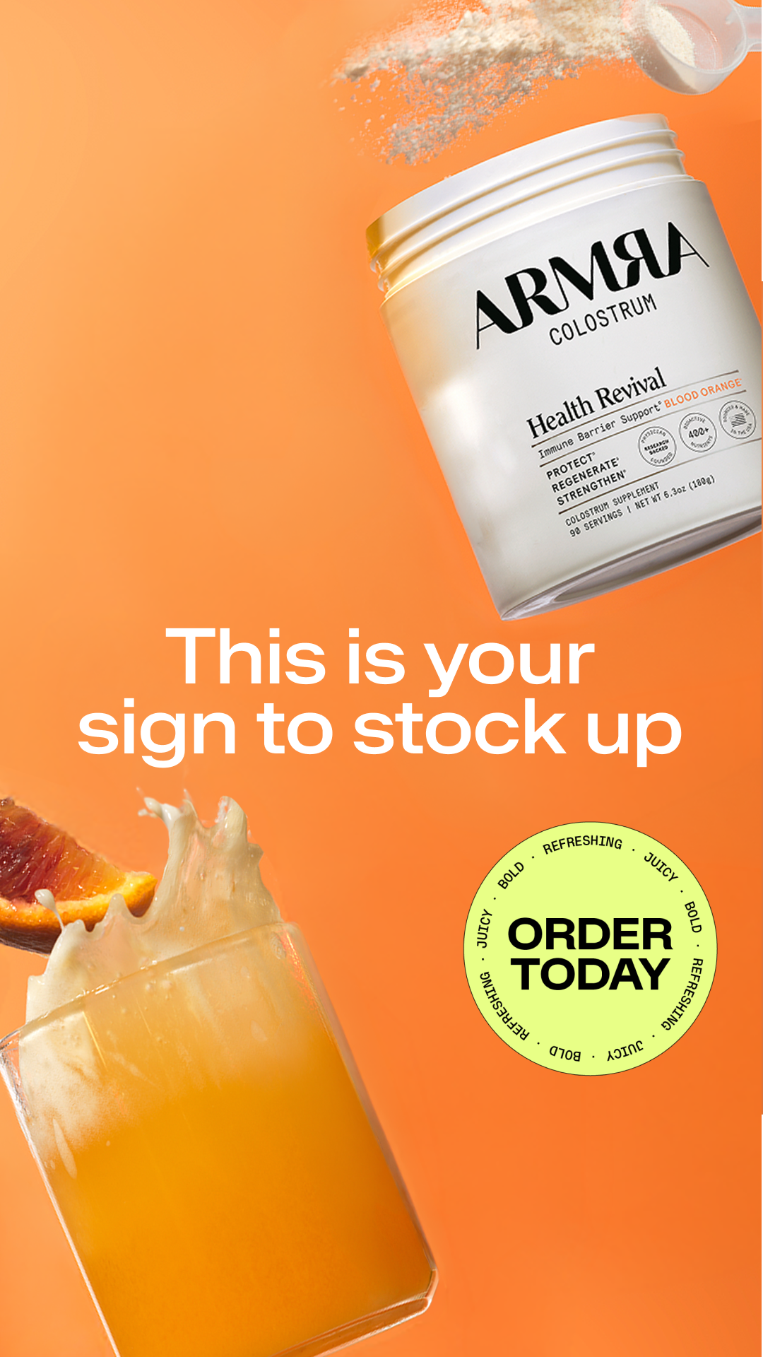 ARMRA Facebook ad